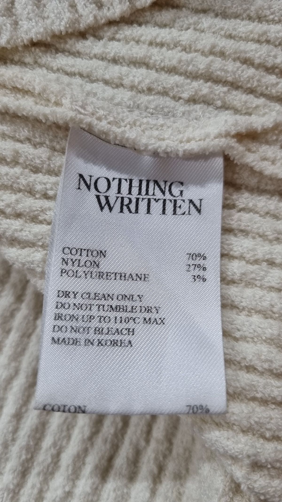 낫띵리튼(NOTHING WRITTEN) 나시/민소매 티셔츠