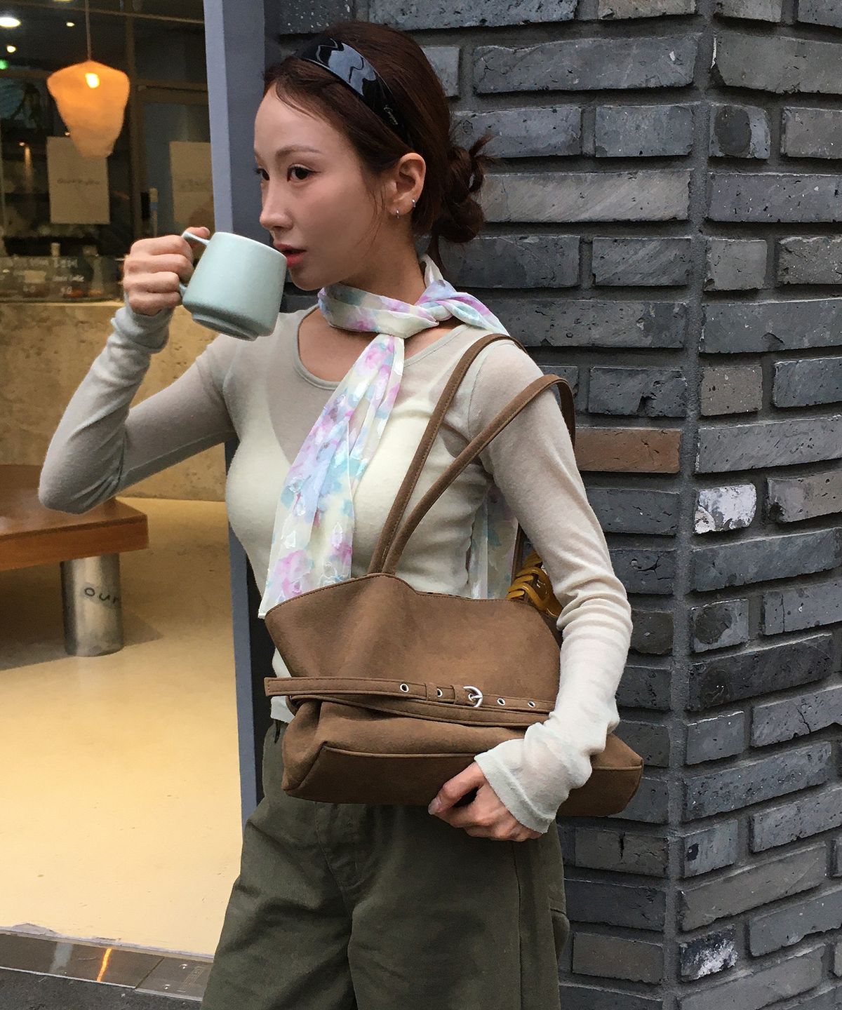 레터리(LETERIE) MELLOW REVERSIBLE BELT TOTE BAG_8COLOR