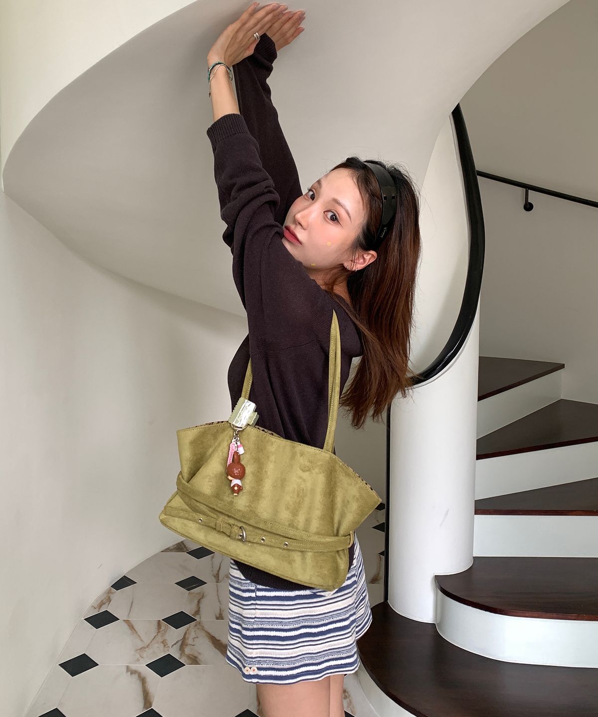 레터리(LETERIE) MELLOW REVERSIBLE BELT TOTE BAG_8COLOR