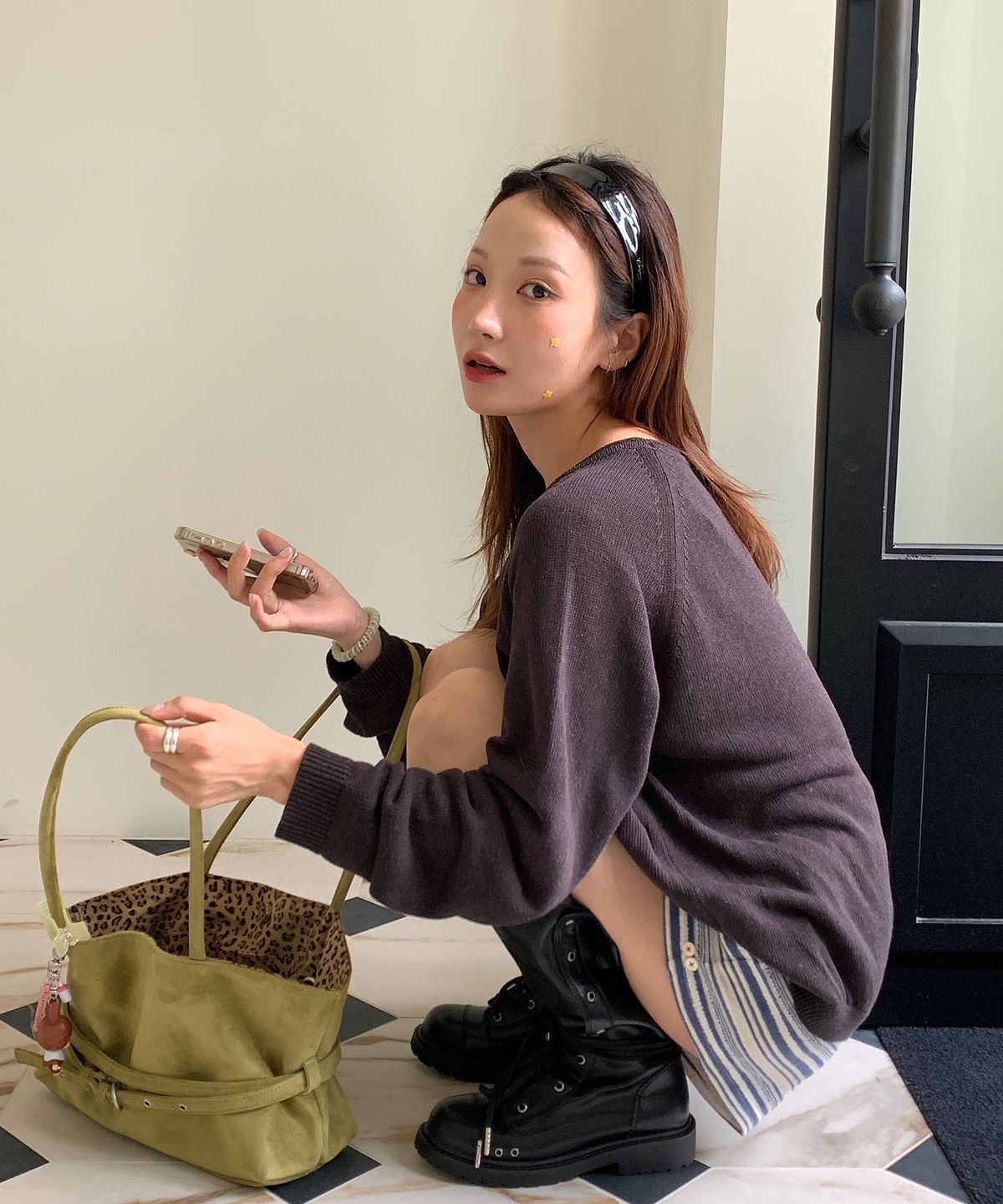 레터리(LETERIE) MELLOW REVERSIBLE BELT TOTE BAG_8COLOR