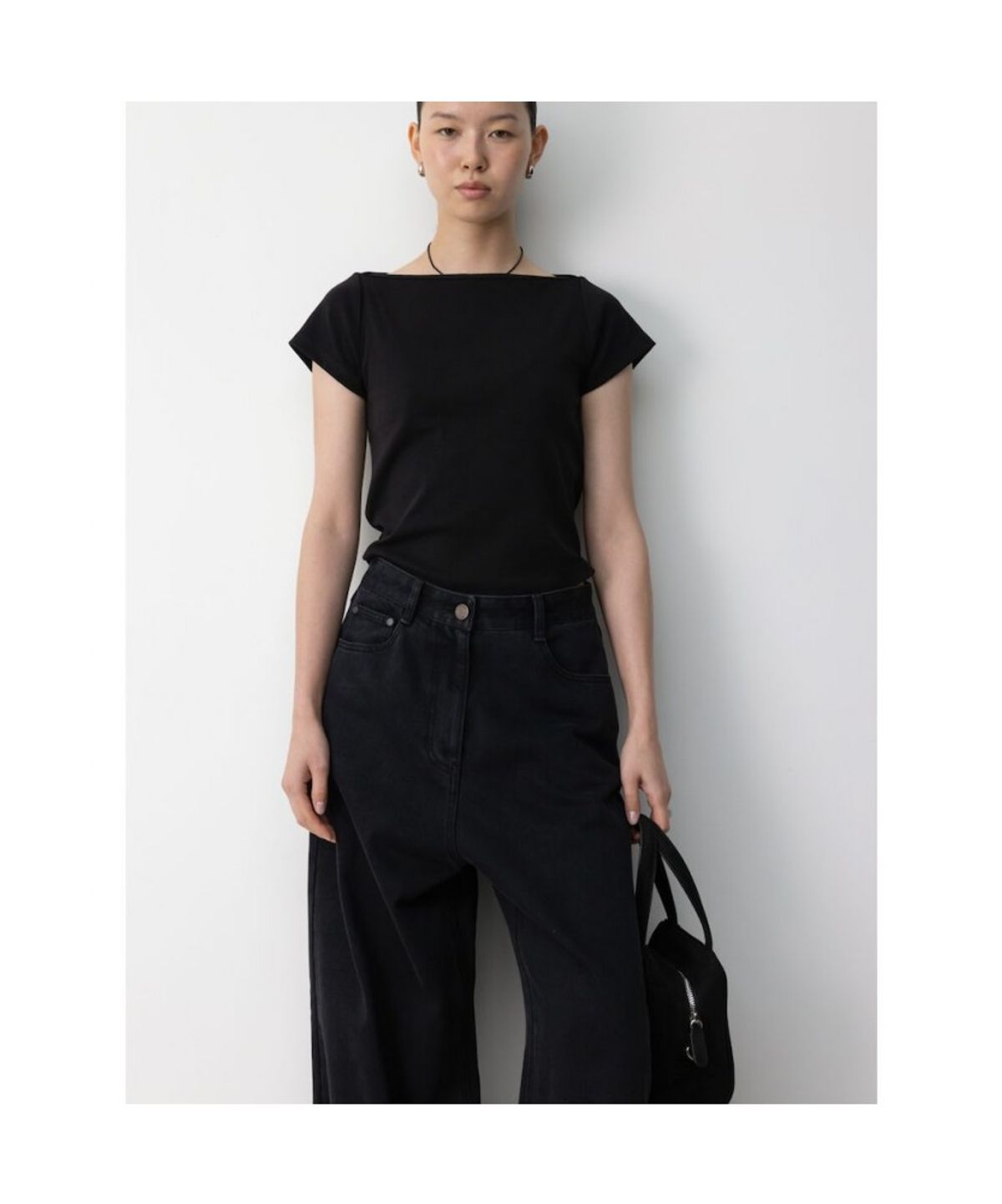 디애퍼처(THE APERTURE) Owen Boxy Denim Pants  Black (TA6721A065)