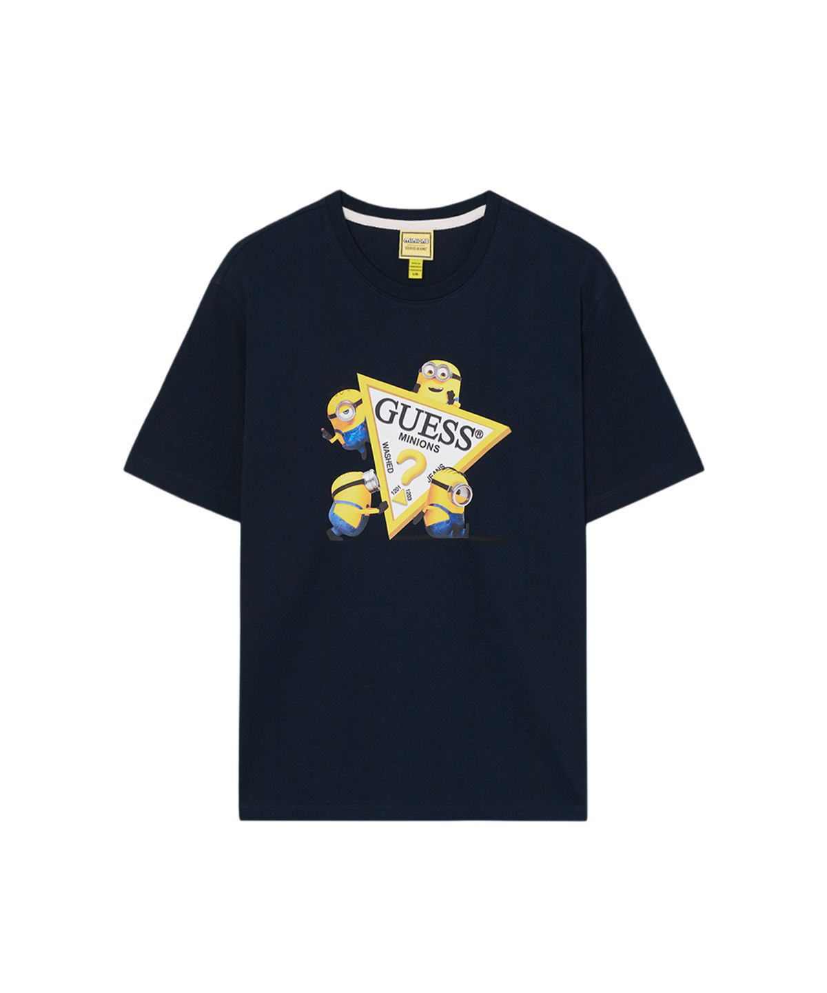 게스(GUESS) GJ X MINIONS 트라이앵글 티셔츠 MQCK1343