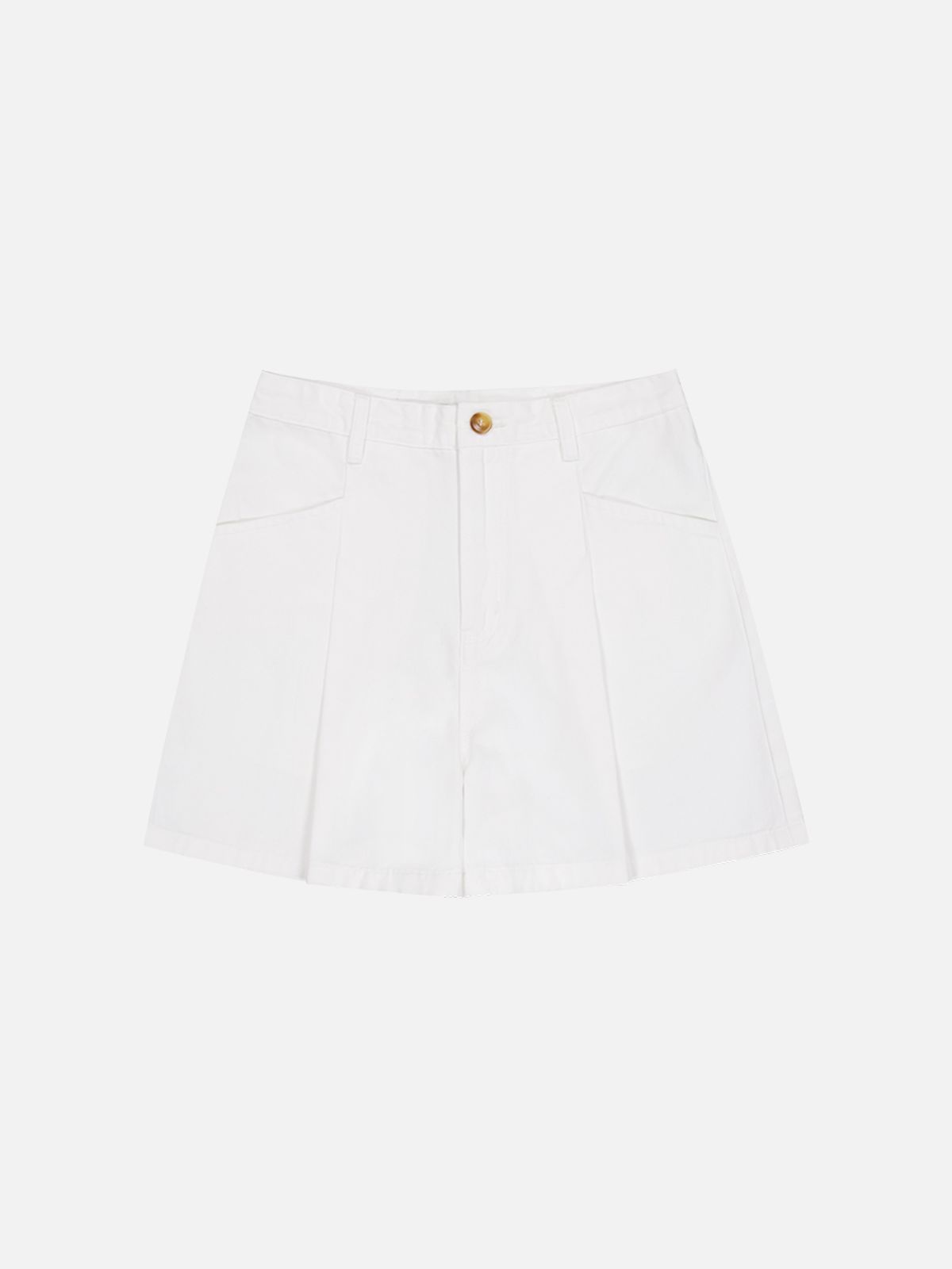 비올셋(BE ALL SET) Pocket Pintuck Half Pants_White