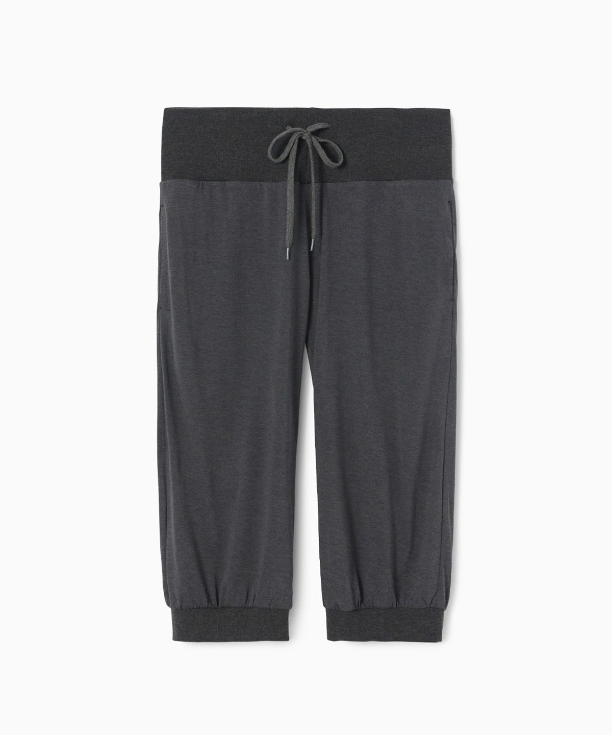 에스이오(s/e/o) RIB TRIM JERSEY SHORTS CHARCOAL