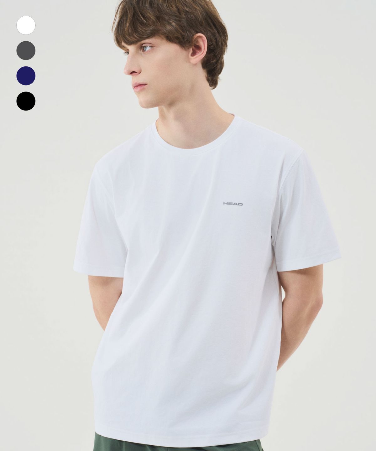 헤드(HEAD) 데일리 로고 티셔츠 (4colors)