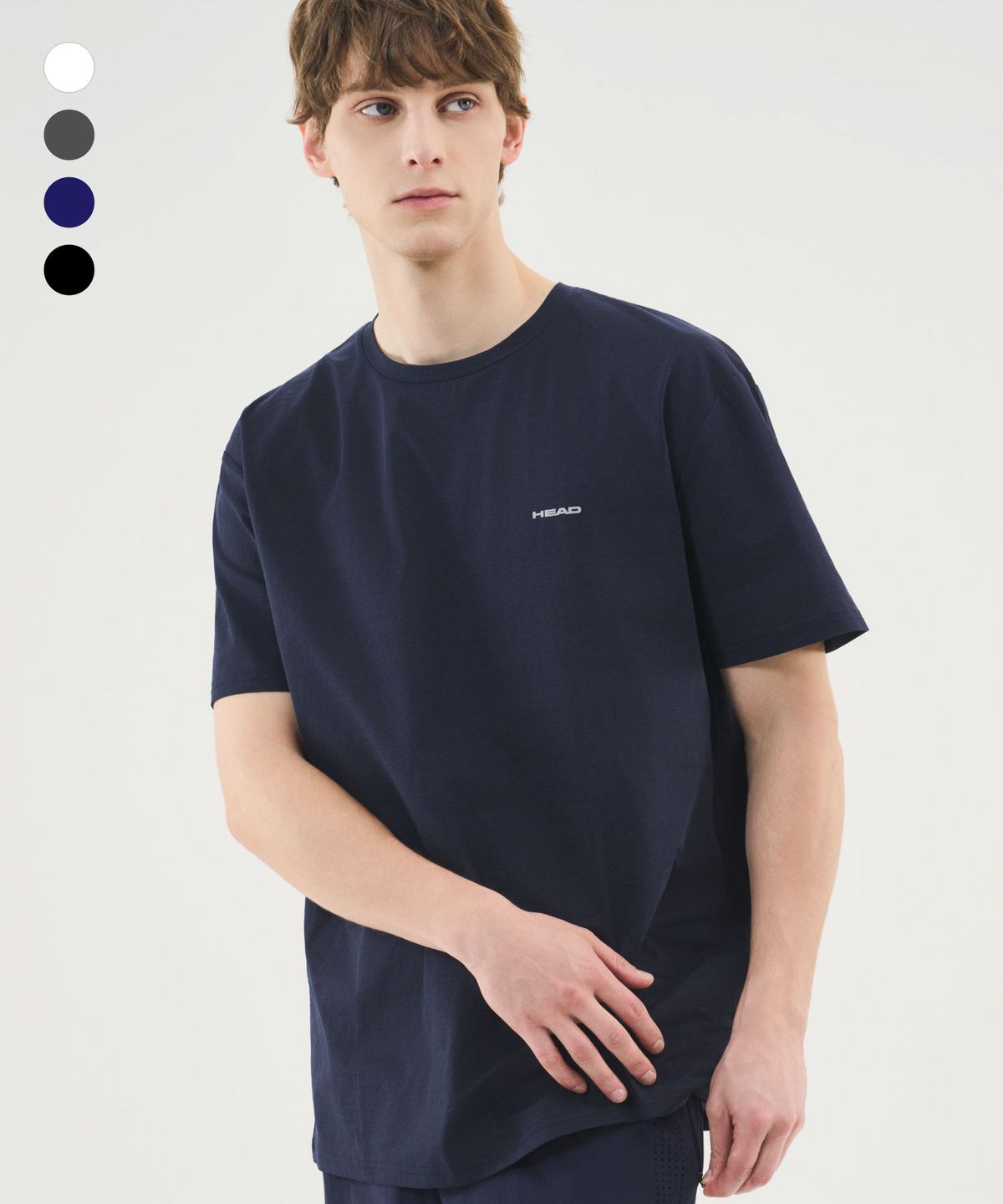헤드(HEAD) 데일리 로고 티셔츠 (4colors)