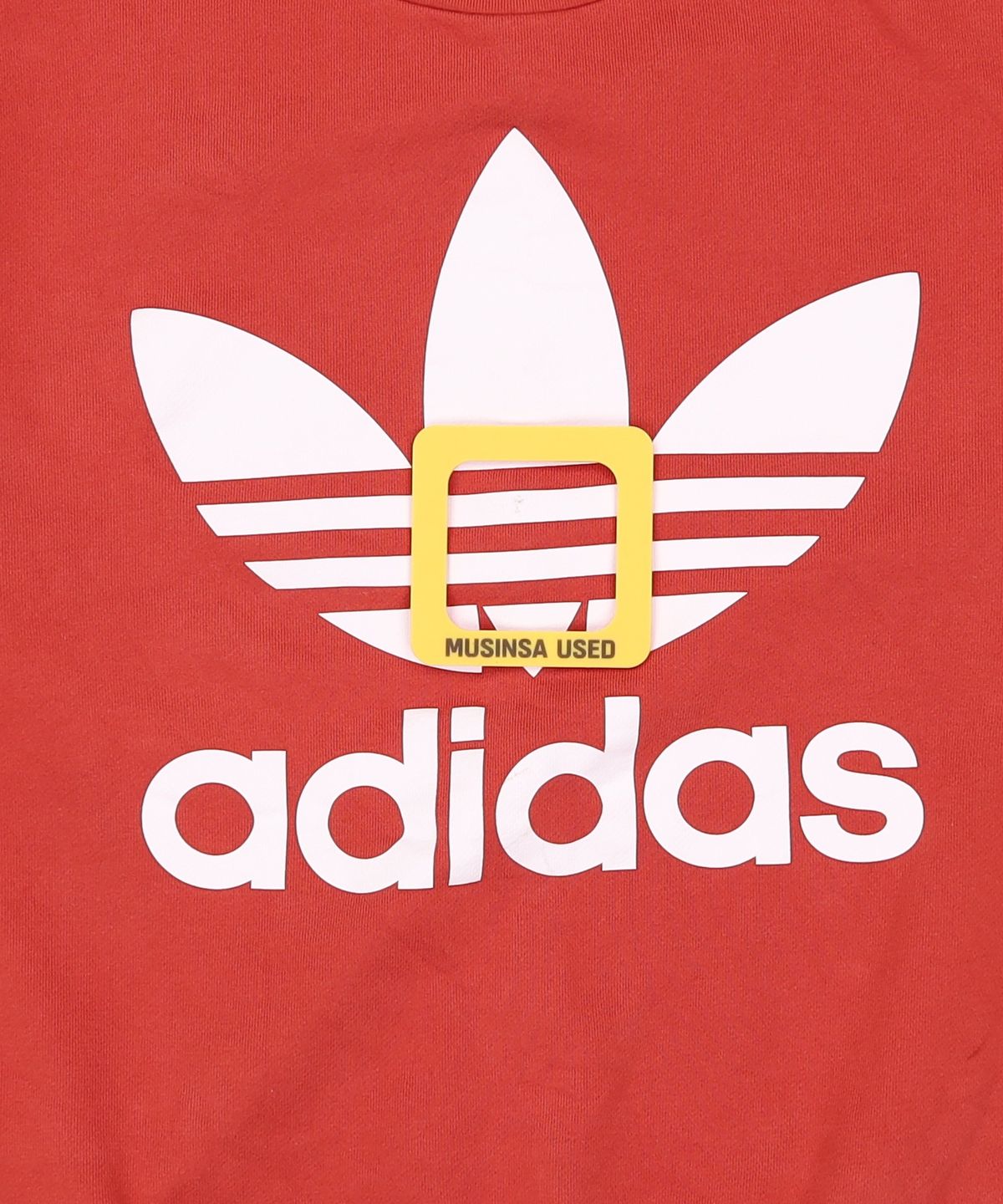 아디다스(ADIDAS) 아디컬러 오버사이즈 트레포일 스웻셔츠 - 시프트 오렌지 / DH5771 XL