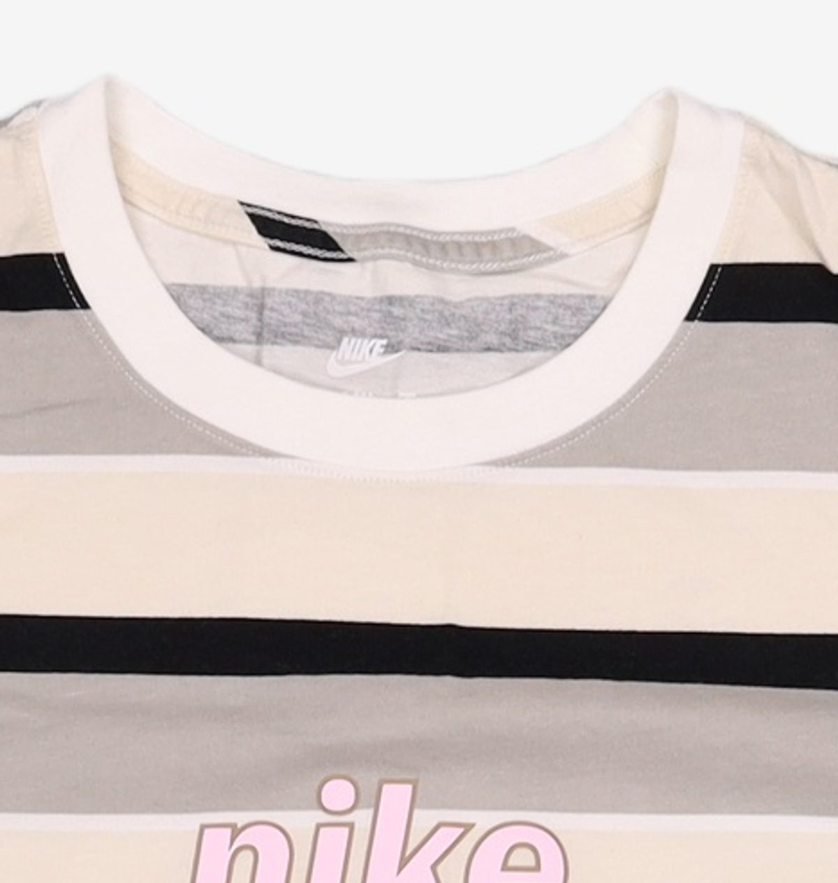 나이키(NIKE) 스포츠웨어 링거 티셔츠 W - 팬텀:화이트:블랙 / HJ6872-030 XL
