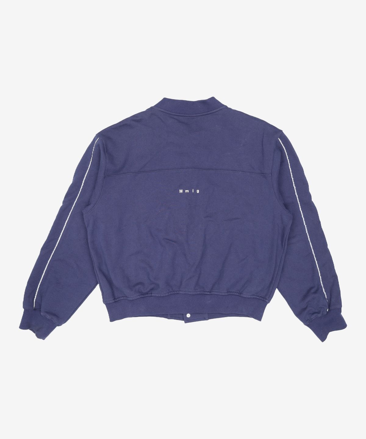 엠엠엘지(MMLG) [Mmlg] PIPING SWEAT JUMPER (AUTHENTIC NAVY) L