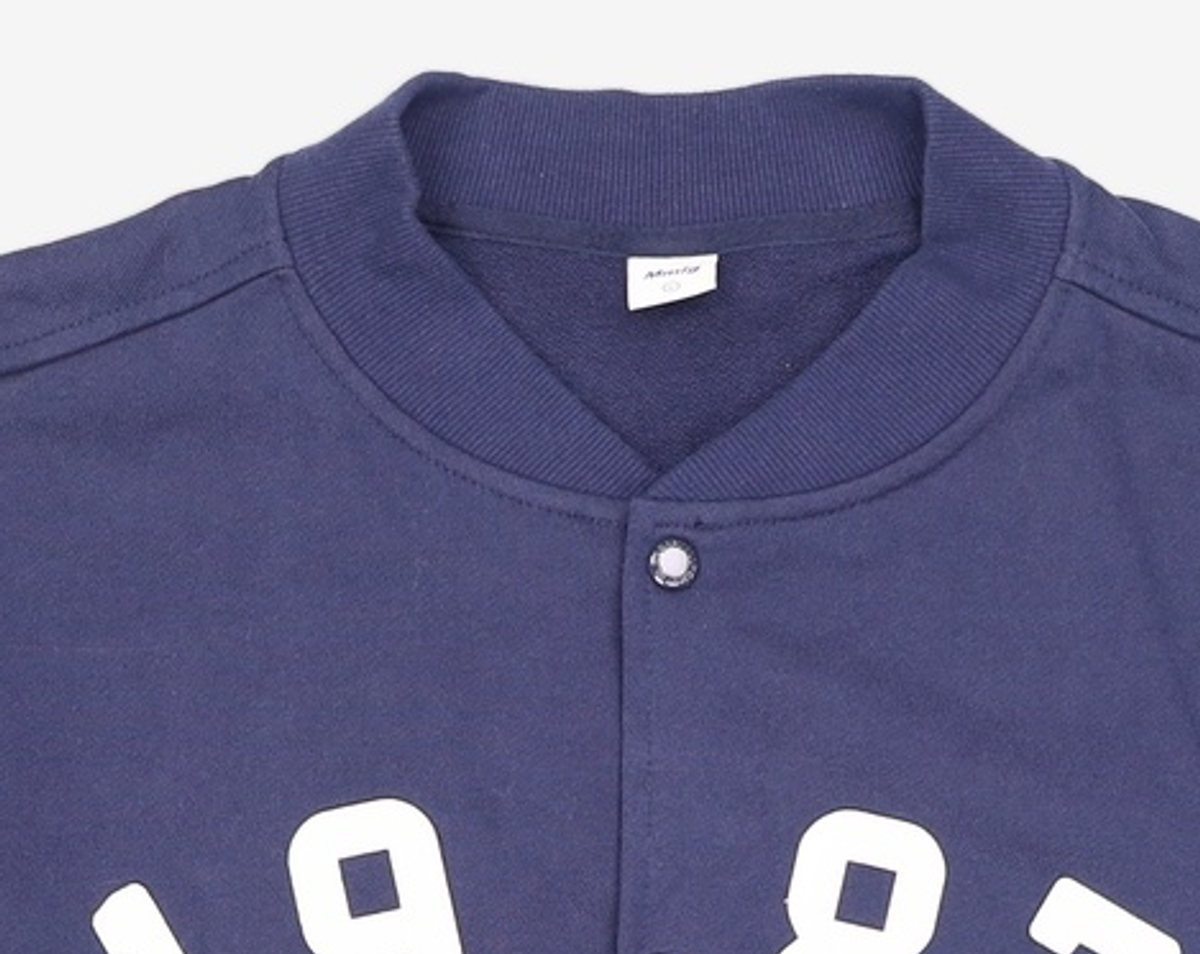 엠엠엘지(MMLG) [Mmlg] PIPING SWEAT JUMPER (AUTHENTIC NAVY) L