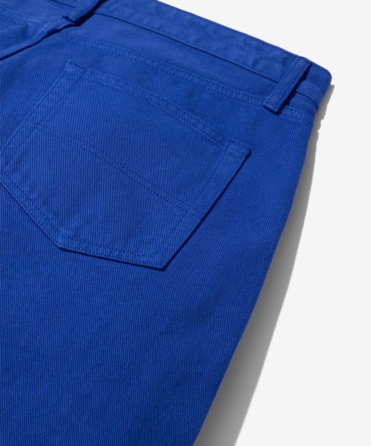 노아(NOAH) (U) 브러시드 데님 플리츠 진 프렌치 블루 BRUSHED DENIM PLEATED JEANS FRENCH BLUE