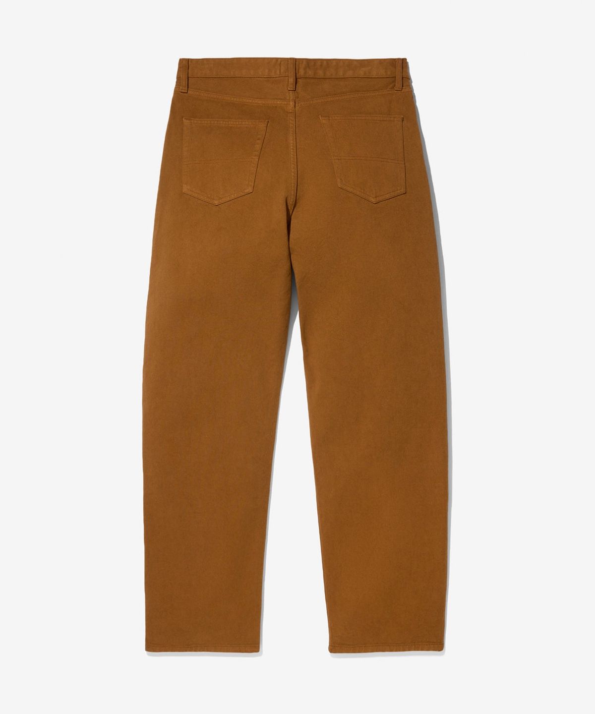 노아(NOAH) (U) 브러시드 데님 플리츠 진 덕 브라운 BRUSHED DENIM PLEATED JEANS DUCK BROWN