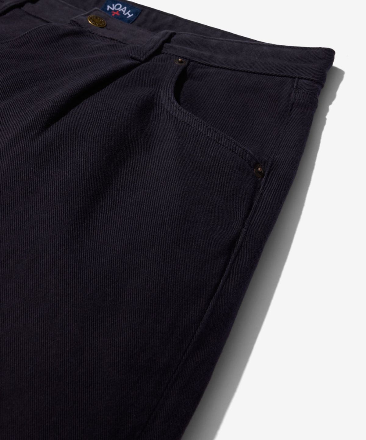 노아(NOAH) (U) 브러시드 데님 플리츠 진 다크 퍼플 BRUSHED DENIM PLEATED JEANS DARK PURPLE