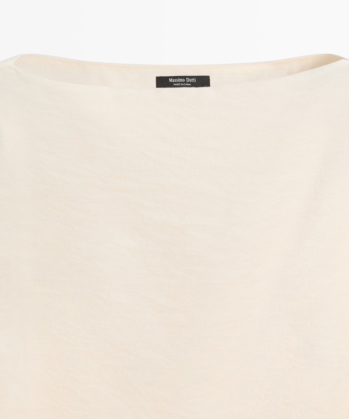 마시모두띠(MASSIMO DUTTI) 플루이드 언밸런스 케이프 블라우스
