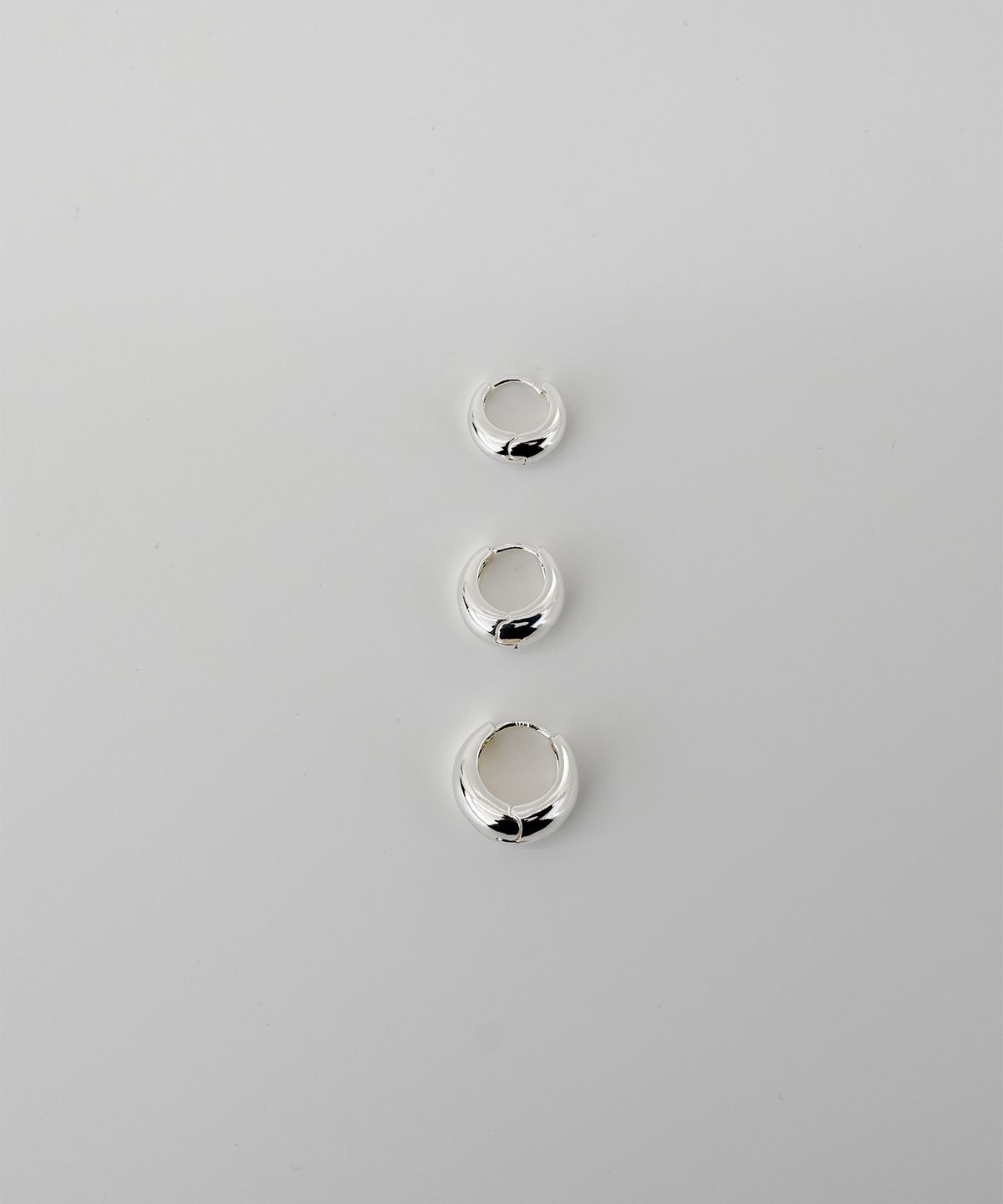 페브오어(FEBOR) Classic dome earring [S, M, L]_silver