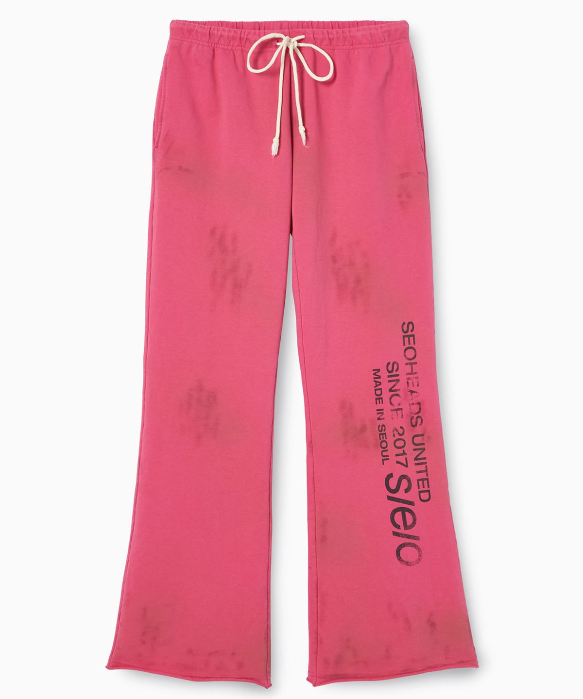에스이오(s/e/o) DIRTY WASHED SWEATPANTS PINK