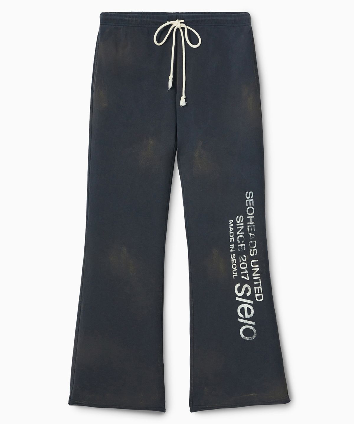 에스이오(s/e/o) DIRTY WASHED SWEATPANTS NAVY
