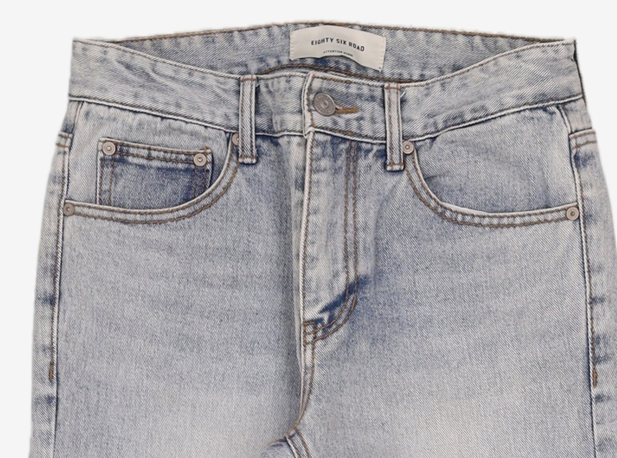 86로드(86ROAD) ARCTIC BLUE ROAD / CROP STRAIGHT 28