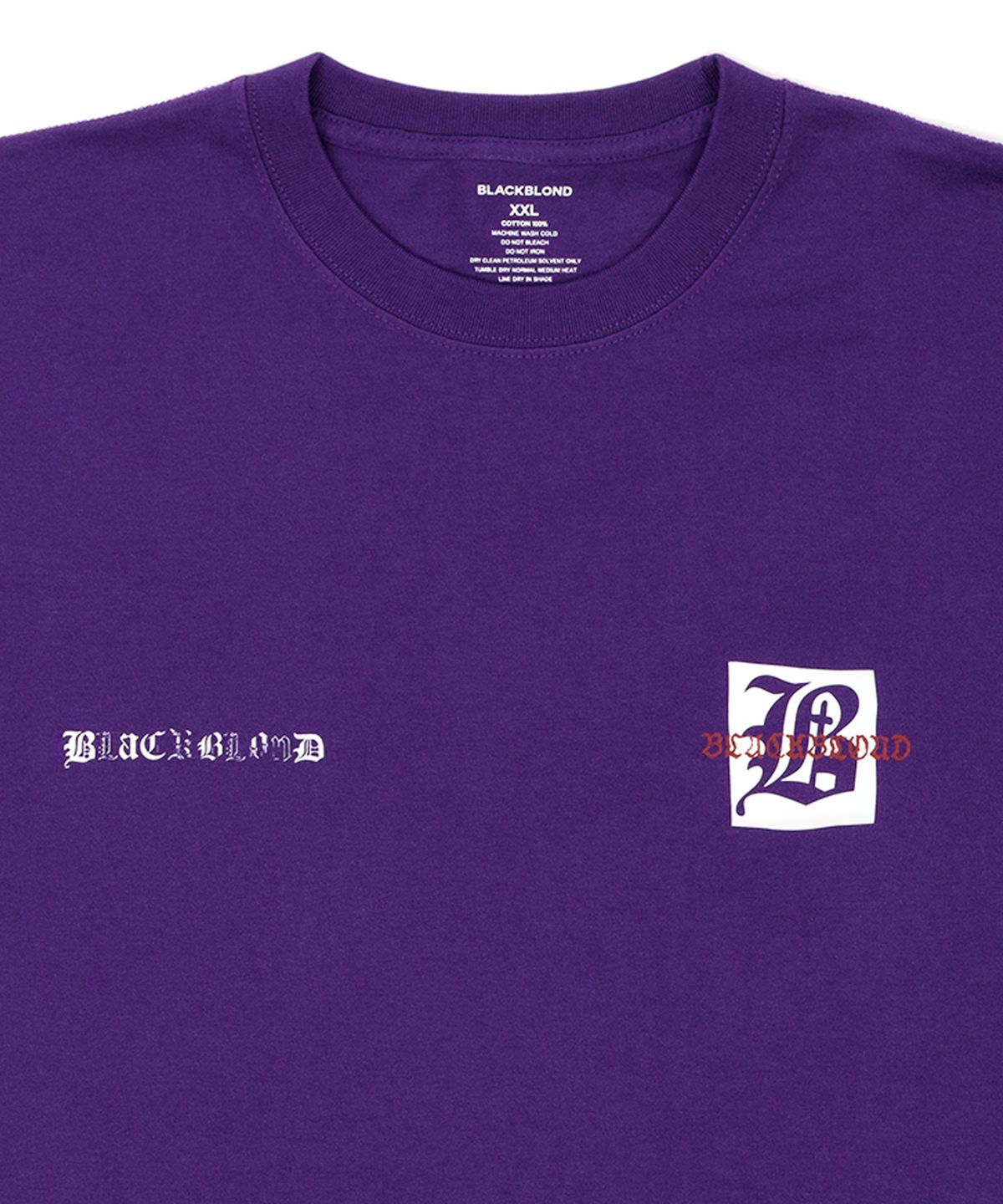 블랙블론드(BLACKBLOND) 비비디 엔자이어티 반팔티 (퍼플)