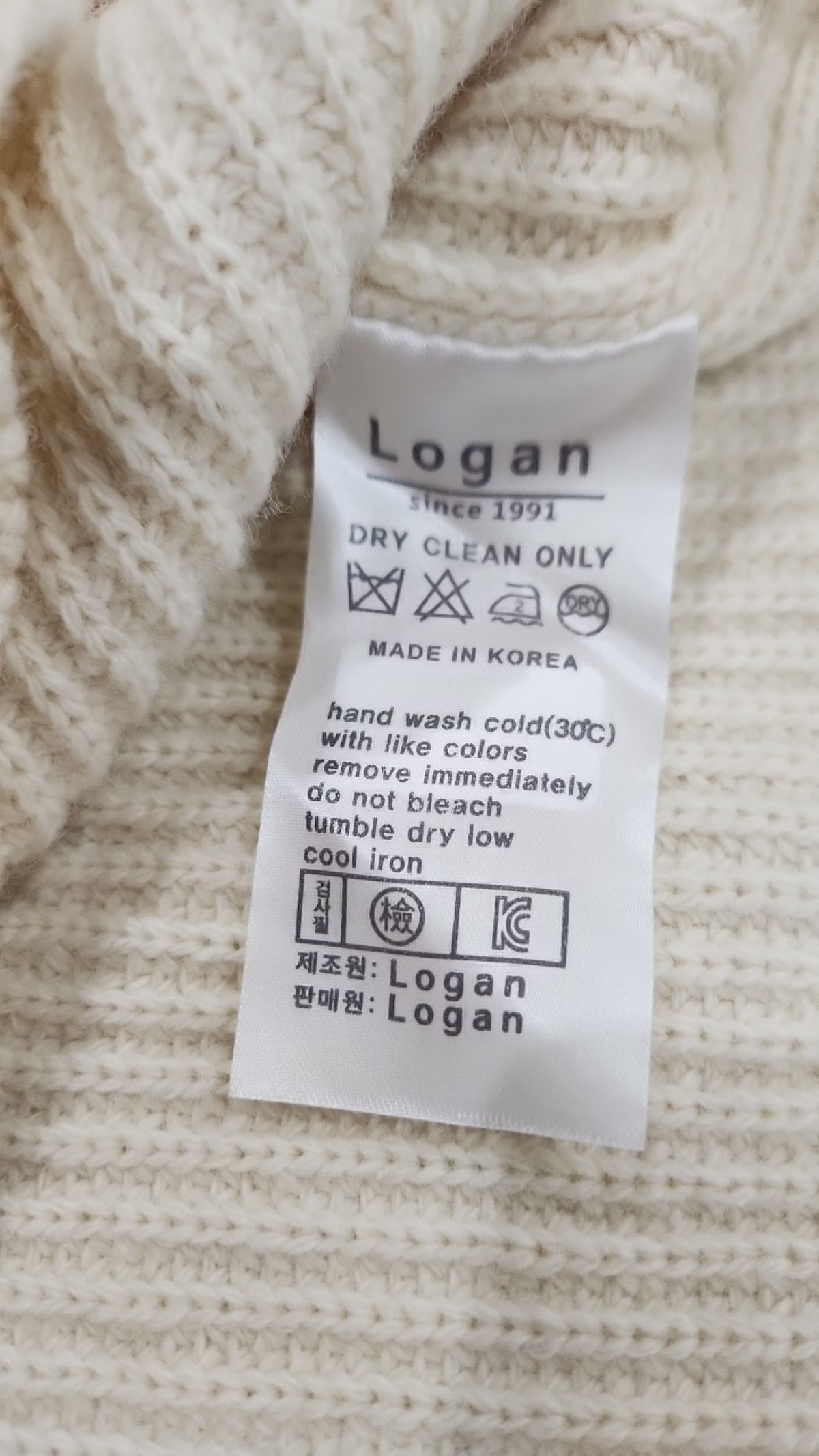 로건(LOGAN) 니트/스웨터 L