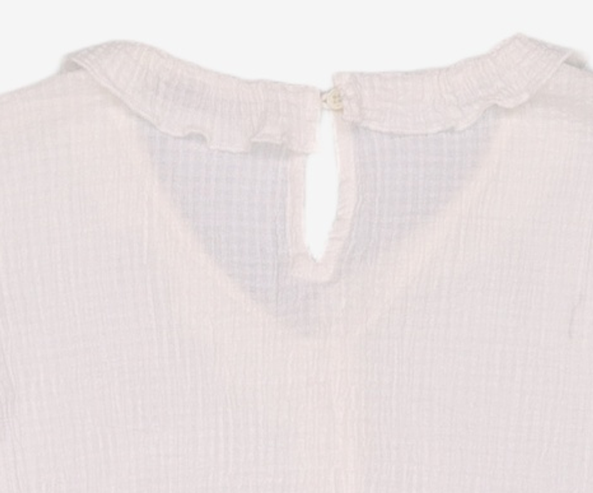 미쏘(MIXXO) 프릴디테일 크롭 블라우스 MIWBLC404G M