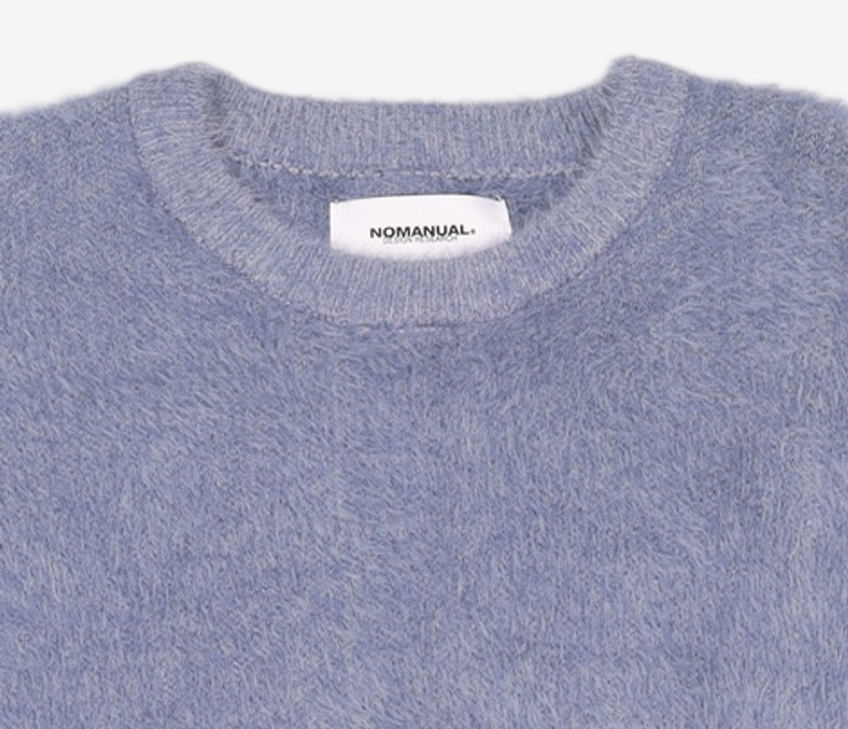 노매뉴얼(NOMANUAL) (시그니처종료)CROPPED HAIRY KNIT - 5 COLOR L