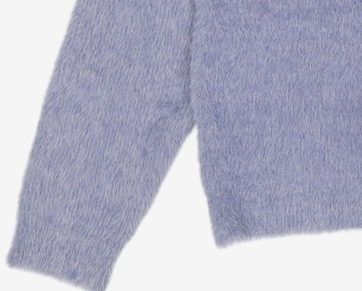 노매뉴얼(NOMANUAL) (시그니처종료)CROPPED HAIRY KNIT - 5 COLOR L