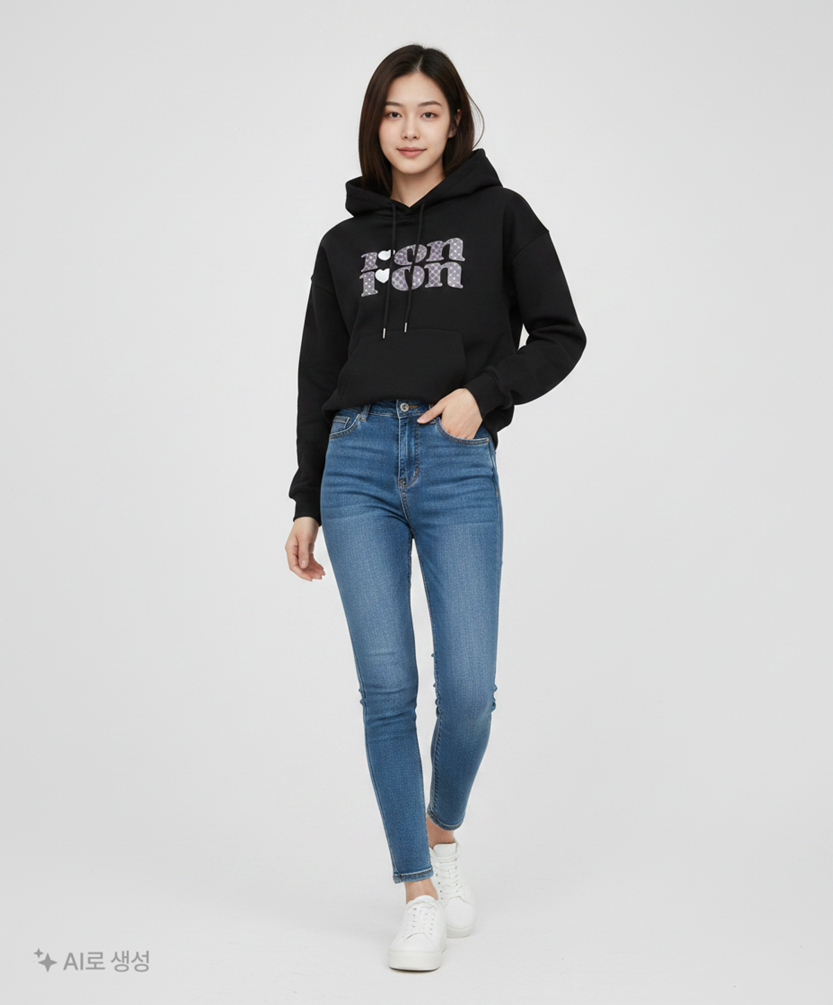 론론(RONRON) 후드 티셔츠 FREE