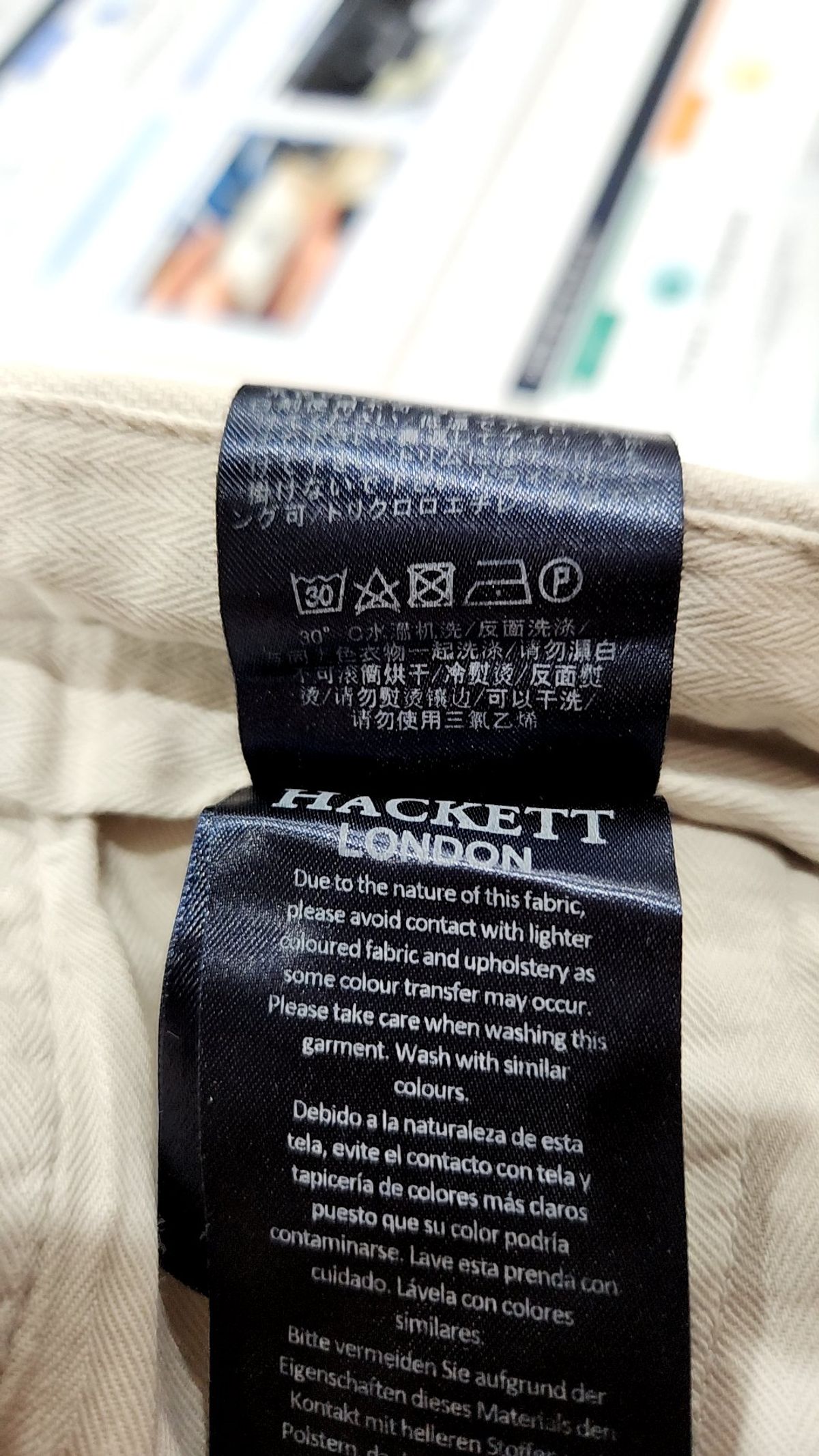 해켓 런던(HACKETT LONDON) 코튼 팬츠 30