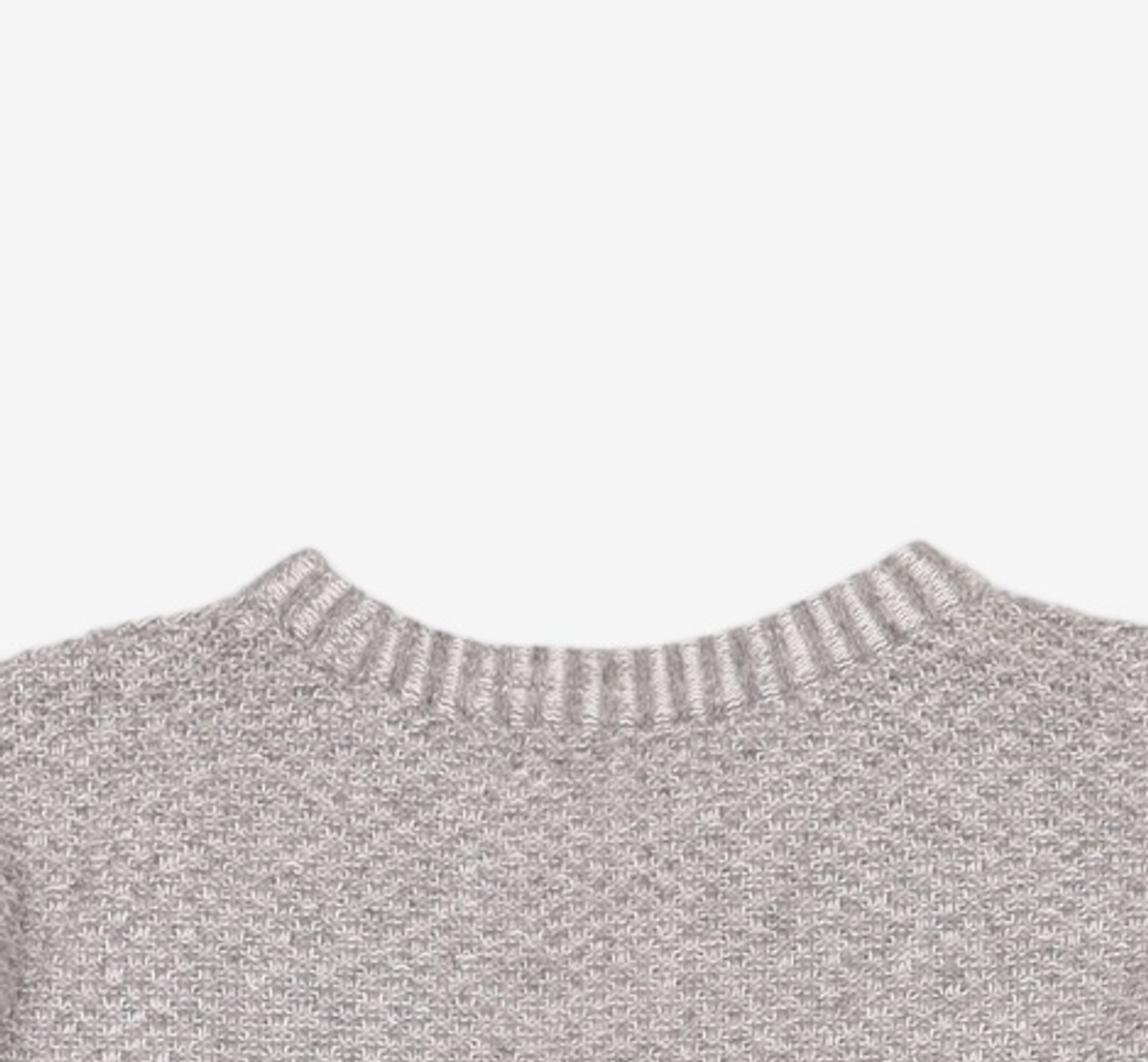 루블랑(LOUPS BLANCS) Cool Grey Pullover Knit 105