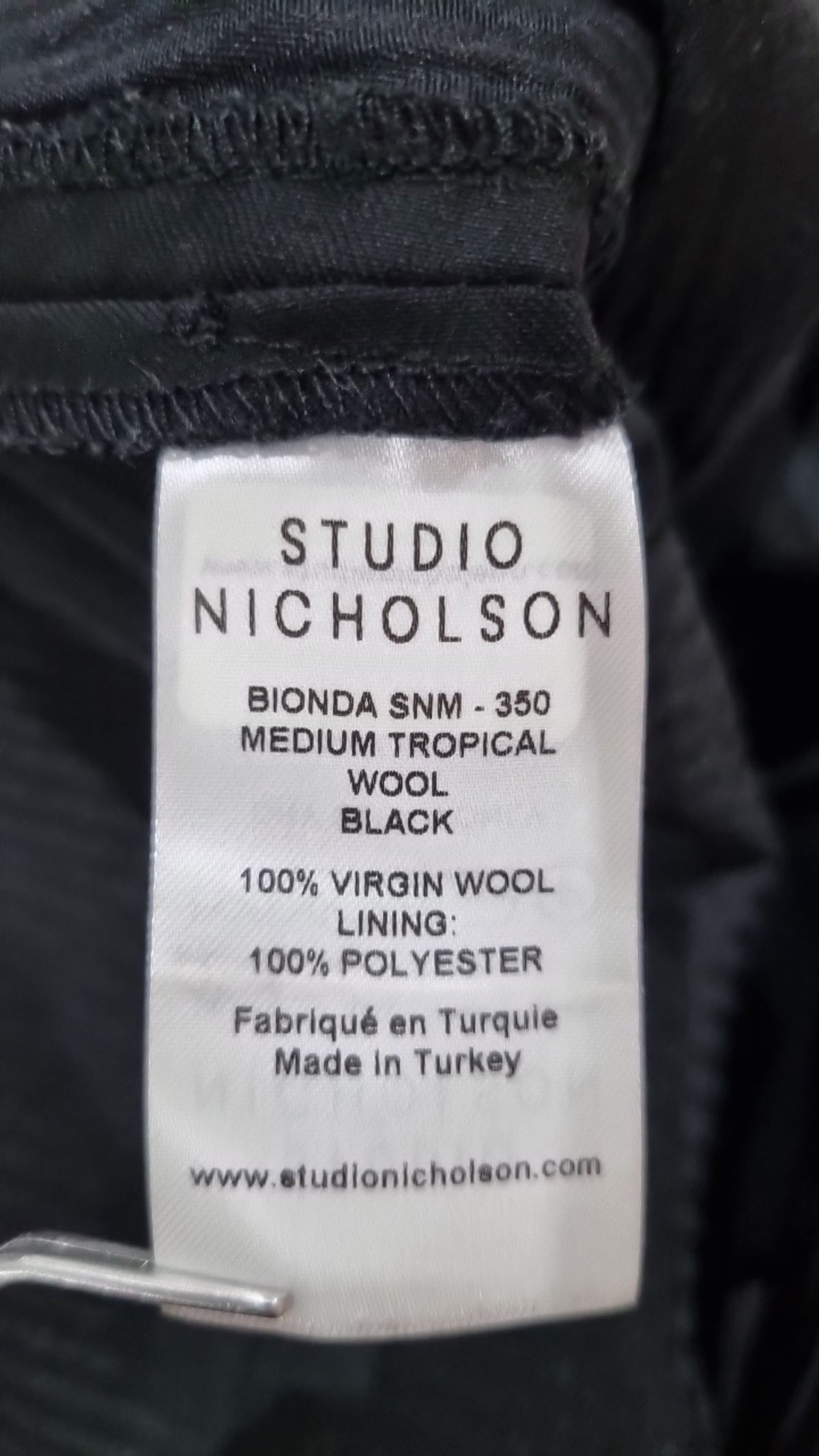 스튜디오니콜슨(STUDIO NICHOLSON) 슈트 팬츠/슬랙스 M