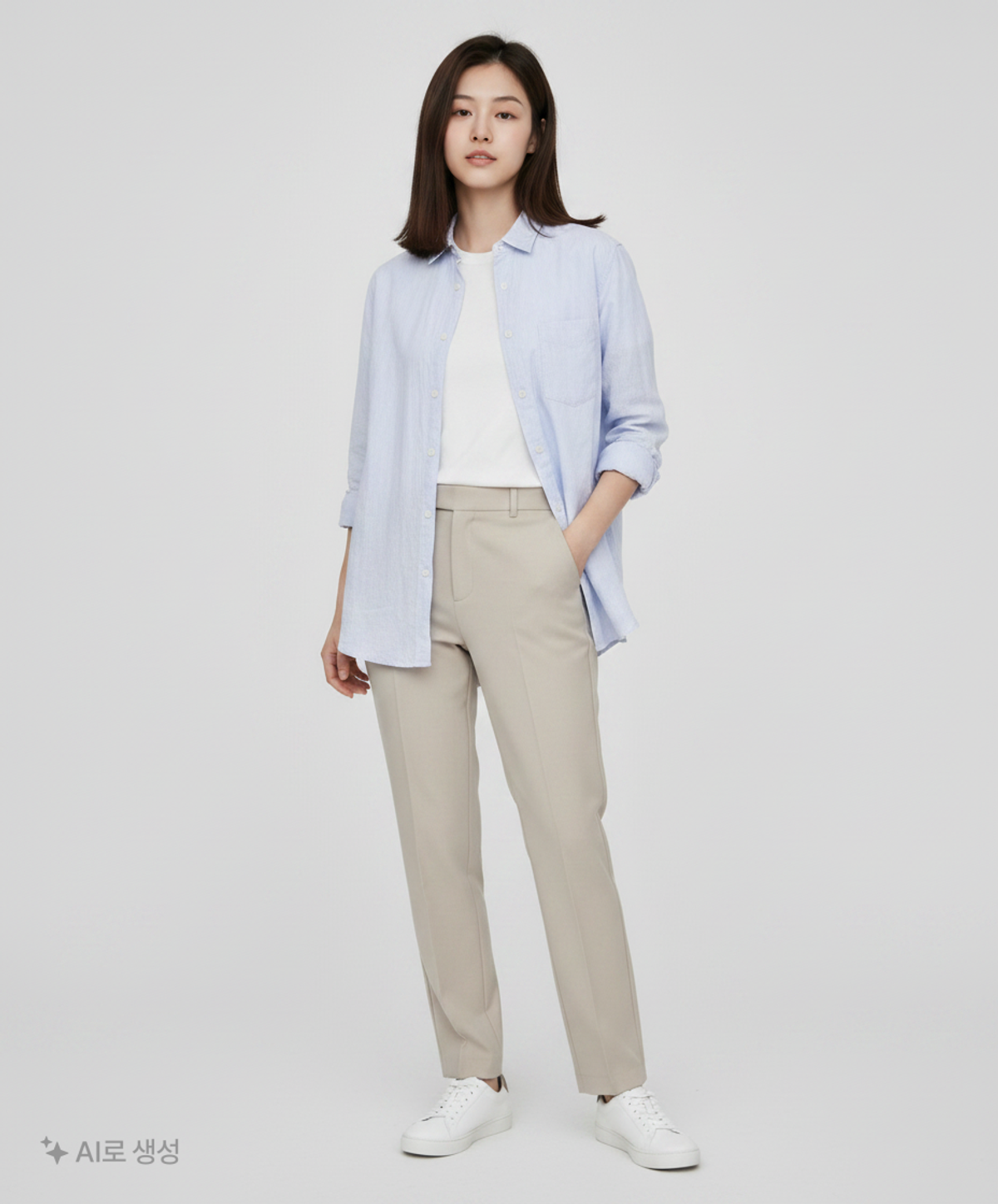 유니클로(UNIQLO) 캐주얼 셔츠 L