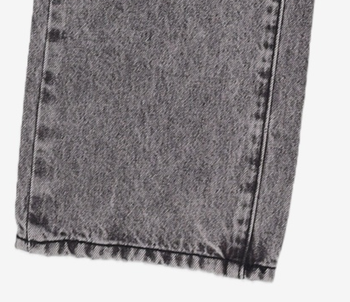 랩원오원(LAB101) 사이드 컷 스톤워시 스트레이트 데님 팬츠 (DARK GREY) 77.5