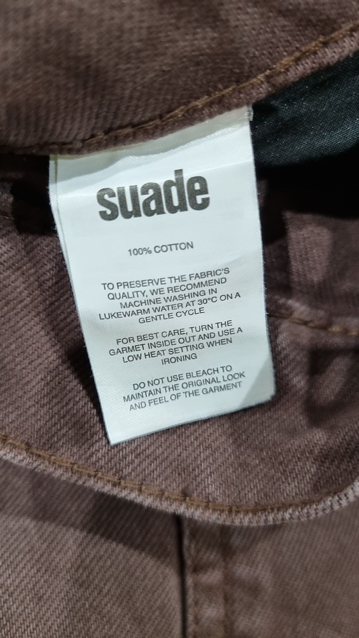 스웨이드(SUADE) 코튼 팬츠 M