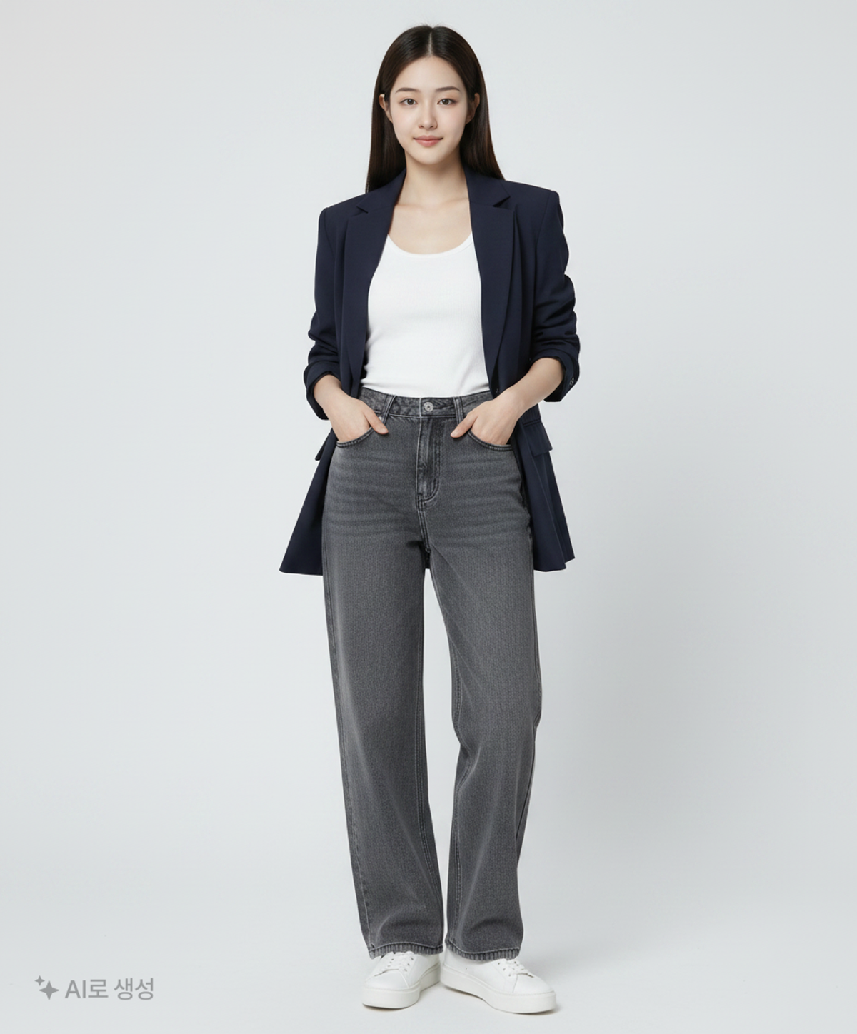 굿라이프웍스(GLW) 청/데님 팬츠 S
