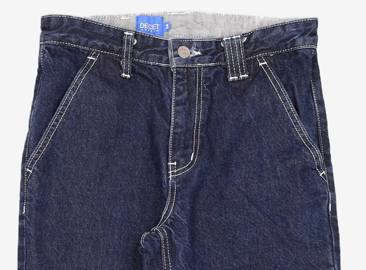 데케트(DECET) [AMC 데님]Dawn Semi Flared Jeans DCPT022Blue 26