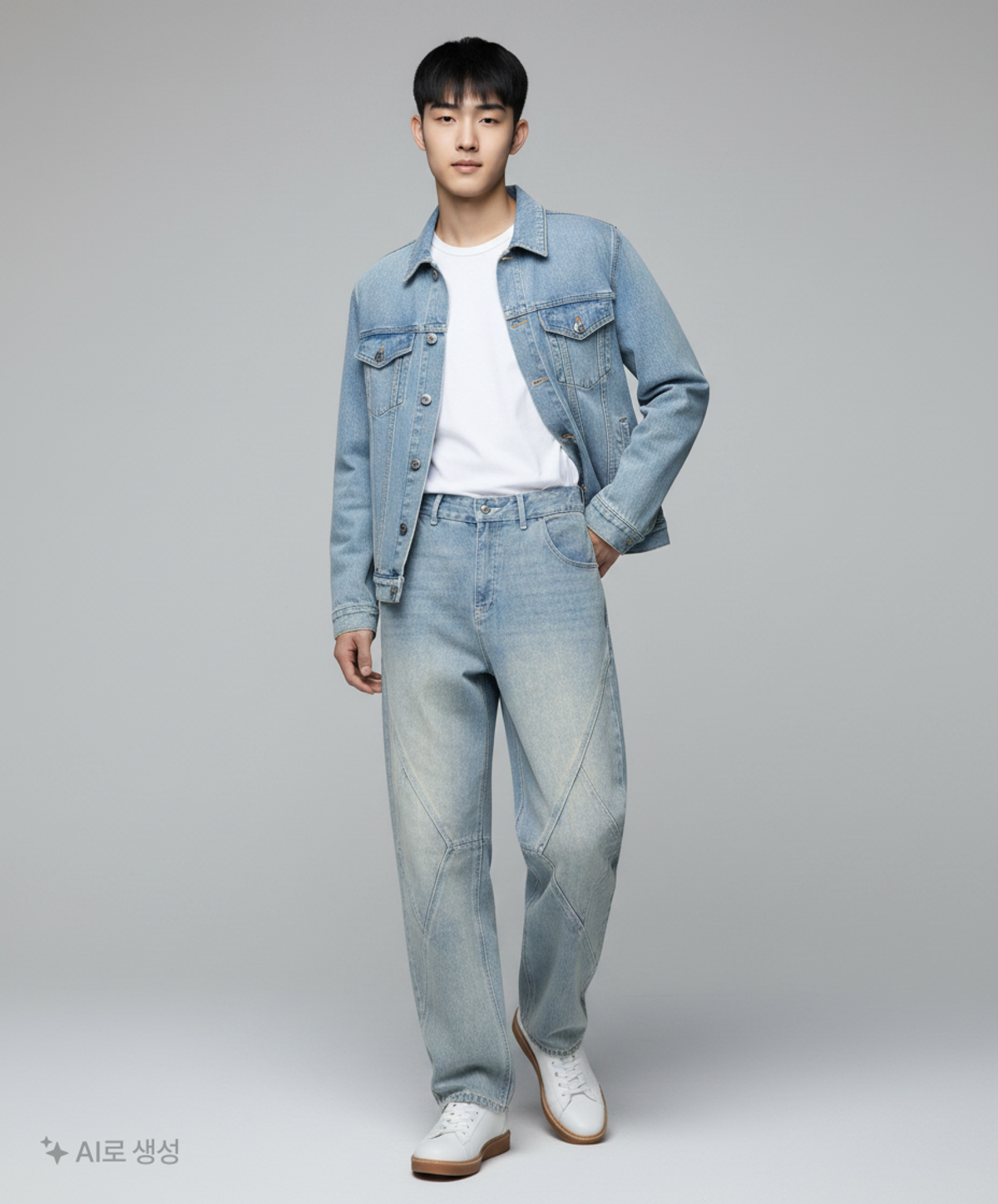 엑스톤즈(XTONZ) 청/데님 팬츠 L