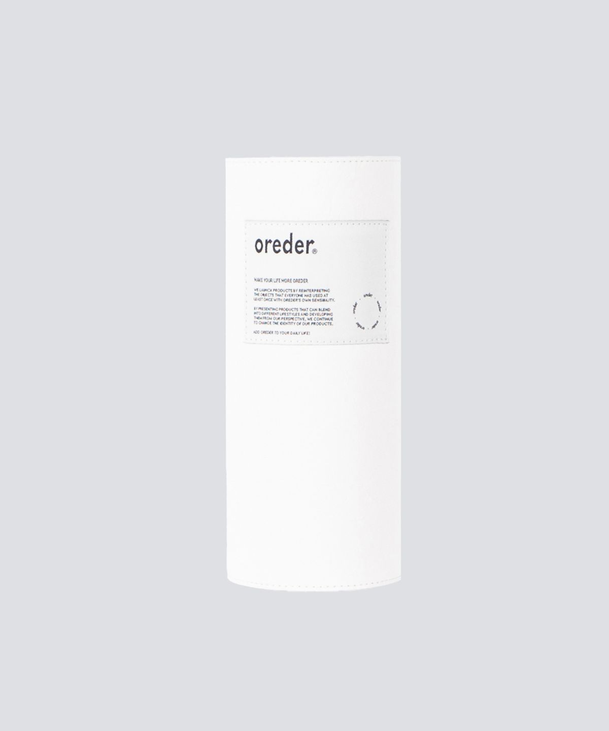 오레더(OREDER) 화이트 레더 플라워베이스