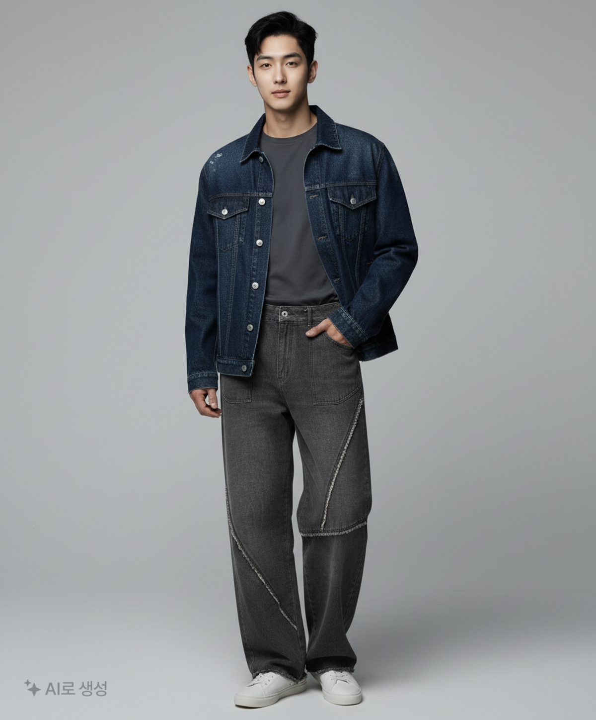 엑스톤즈(XTONZ) 청/데님 팬츠 L