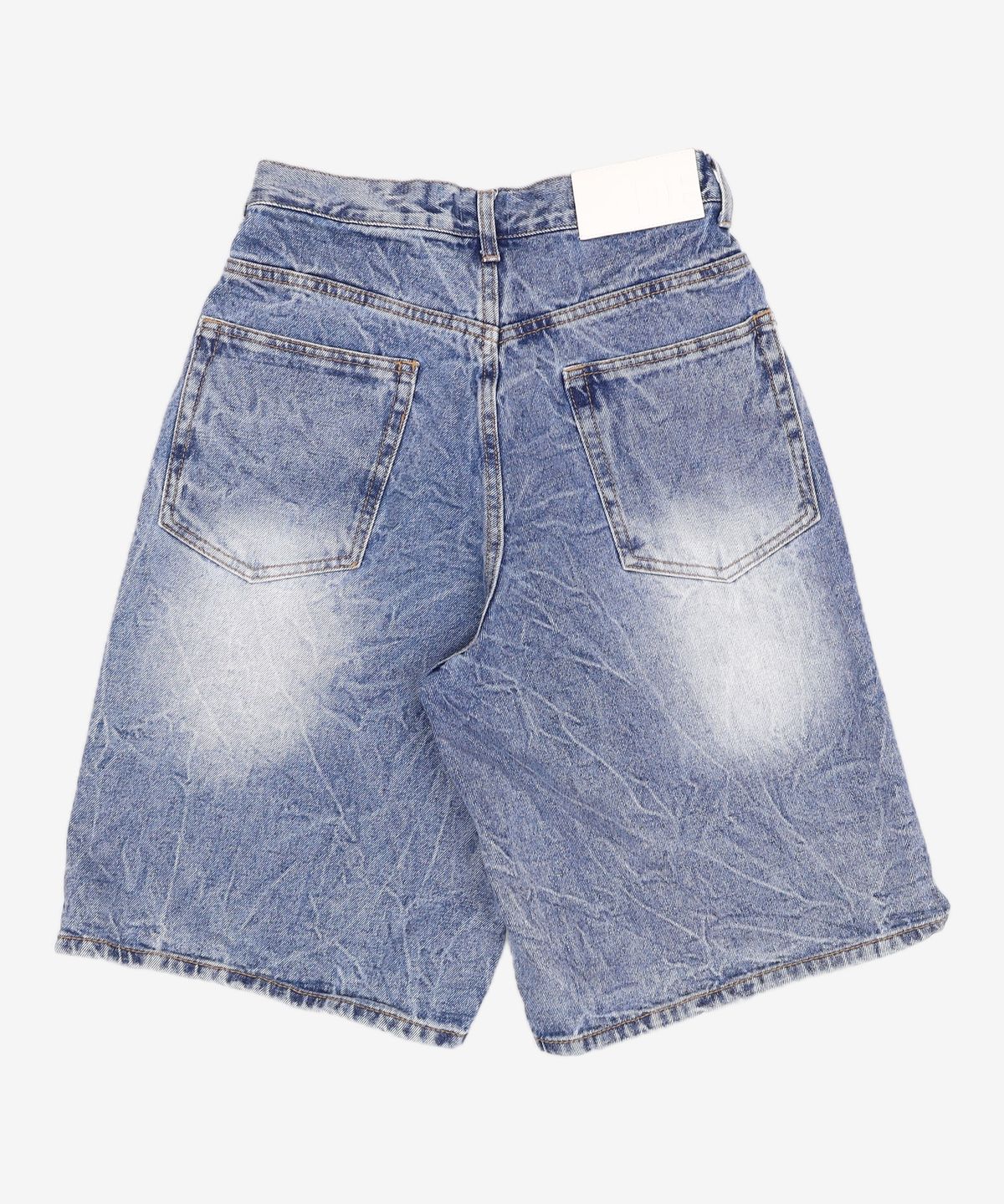 데케트(DECET) CR Wide Denim Shorts DCPT035CRYBlueB 26