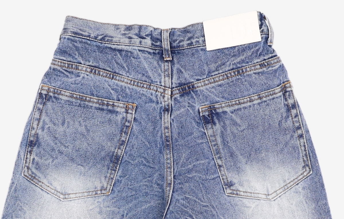 데케트(DECET) CR Wide Denim Shorts DCPT035CRYBlueB 26