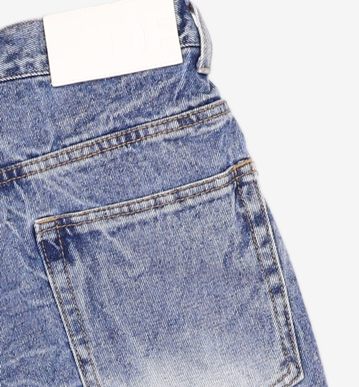 데케트(DECET) CR Wide Denim Shorts DCPT035CRYBlueB 26