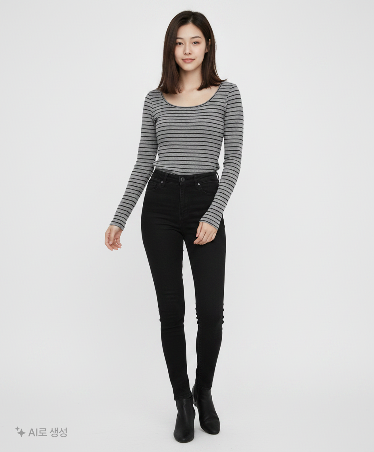 무신사 스탠다드(MUSINSA STANDARD) 긴소매 티셔츠 XS