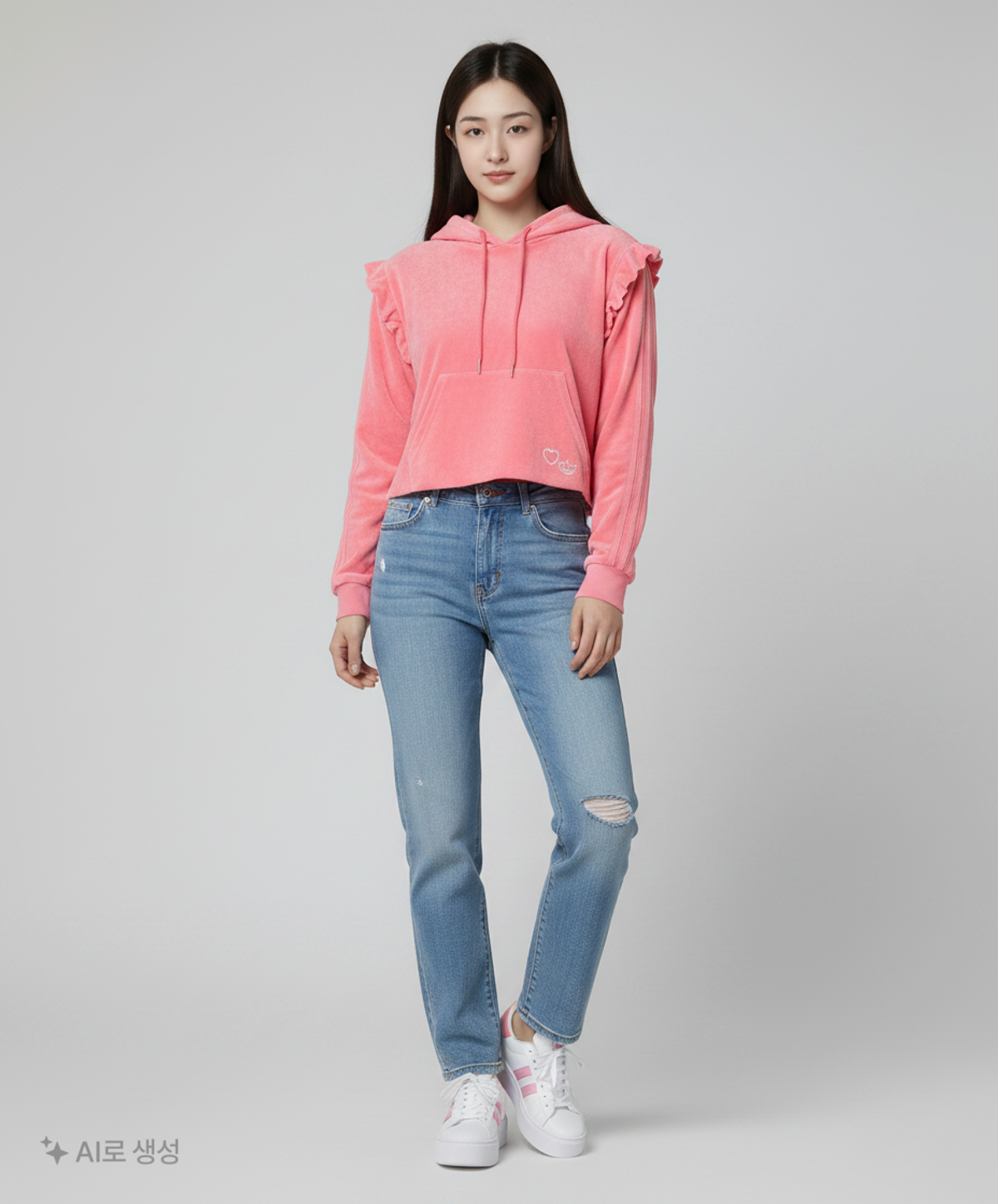 아디다스(ADIDAS) 후드 티셔츠 M