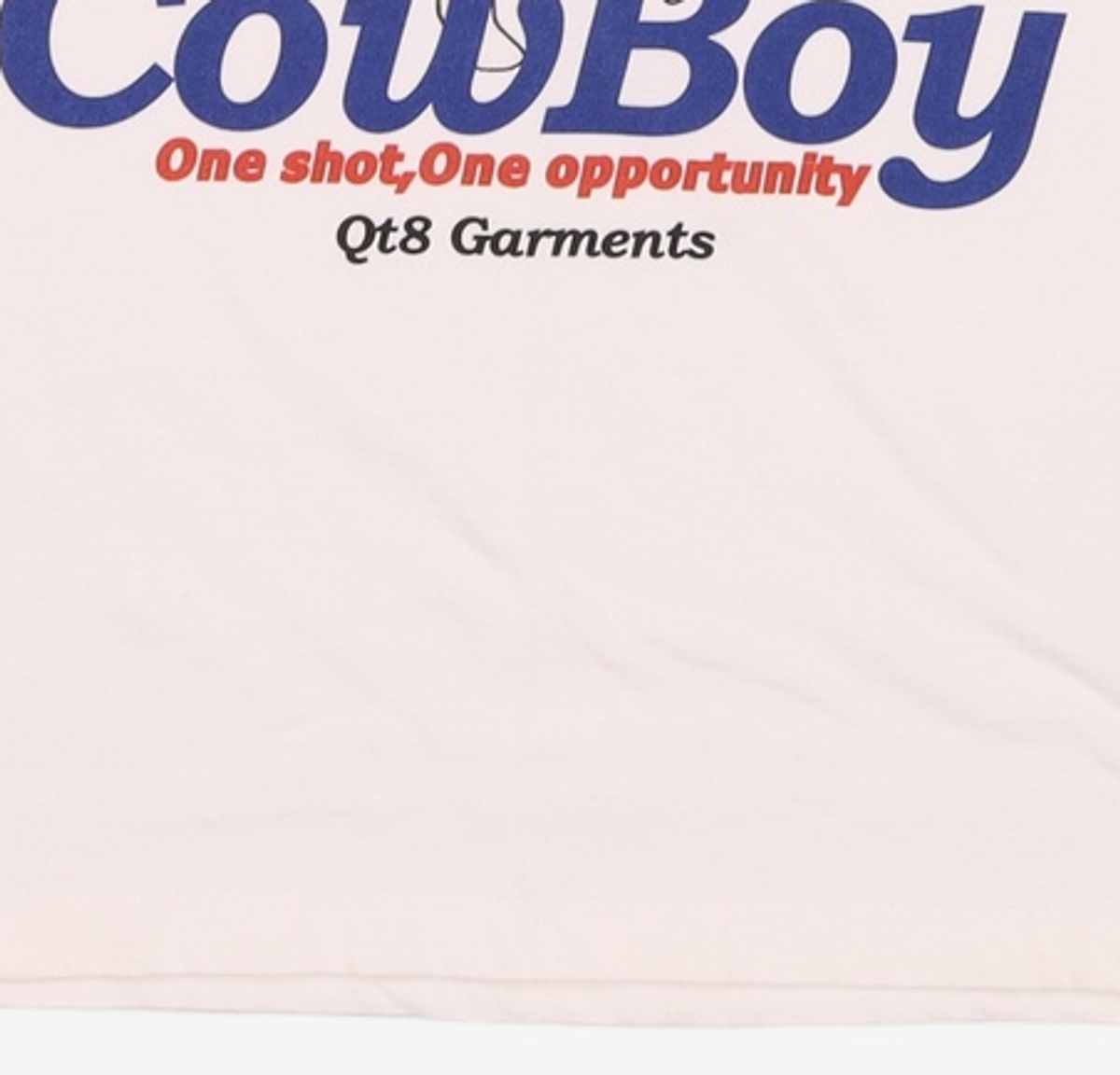 큐티에잇 가먼츠(QT8 GARMENTS) WA Cowboy Tee (Ivory) FREE