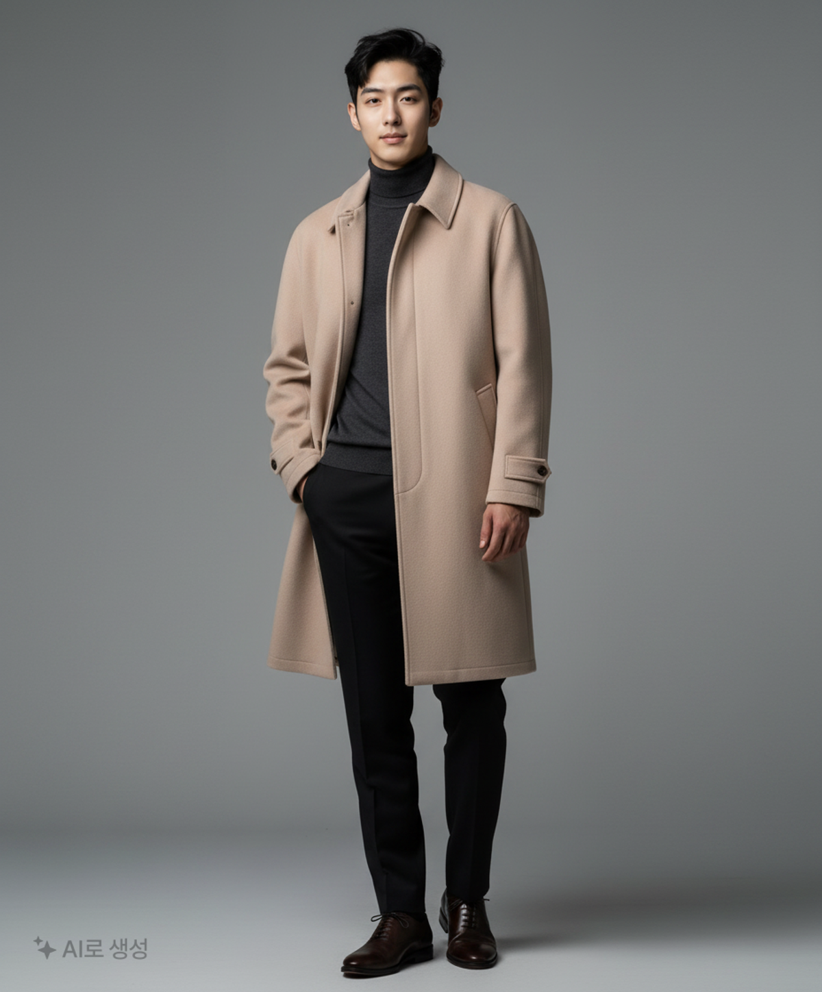 커버낫(COVERNAT) 겨울 싱글 코트 L