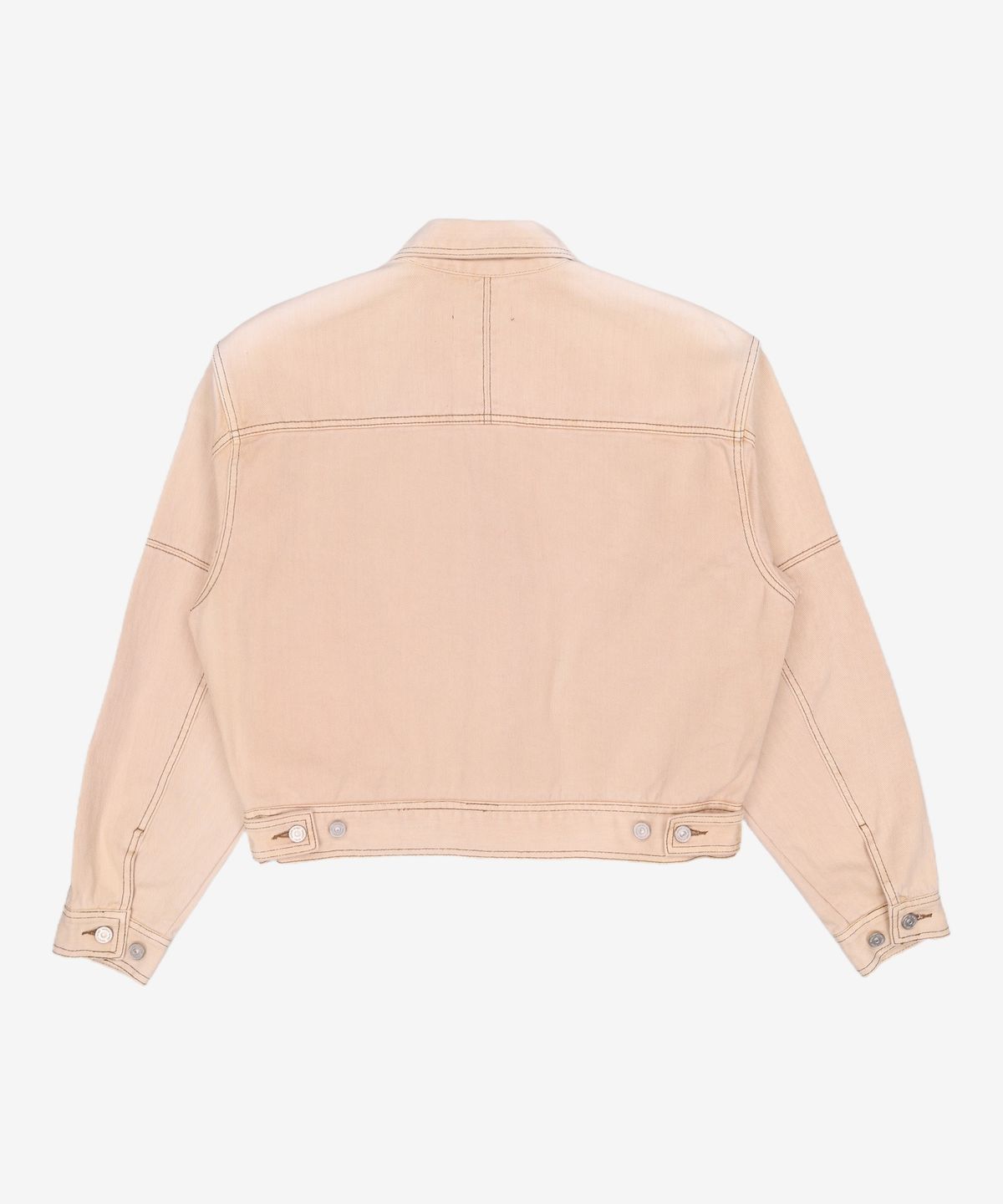 메종미네드(MAISON MINED) SAND APRICOT DYEING DENIM JACKET
