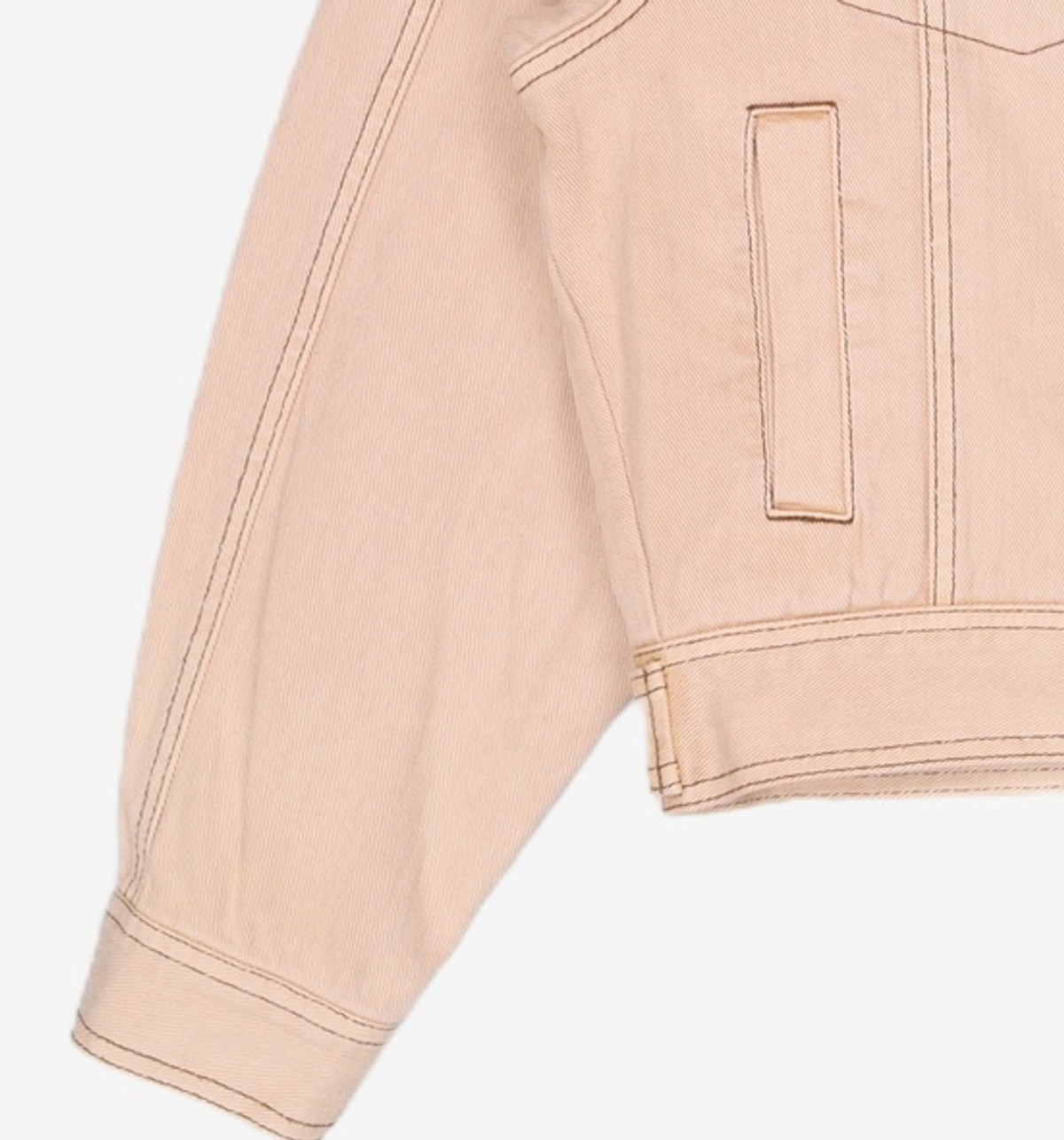 메종미네드(MAISON MINED) SAND APRICOT DYEING DENIM JACKET