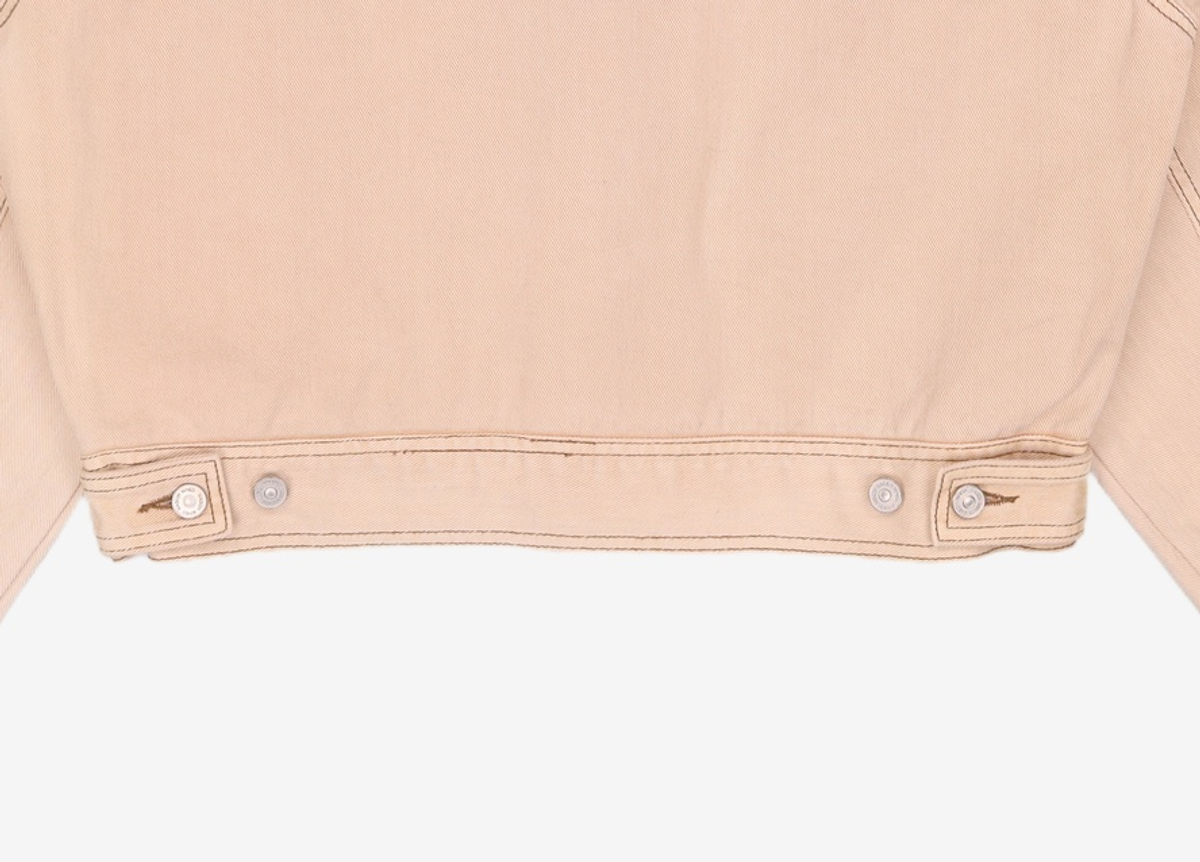 메종미네드(MAISON MINED) SAND APRICOT DYEING DENIM JACKET
