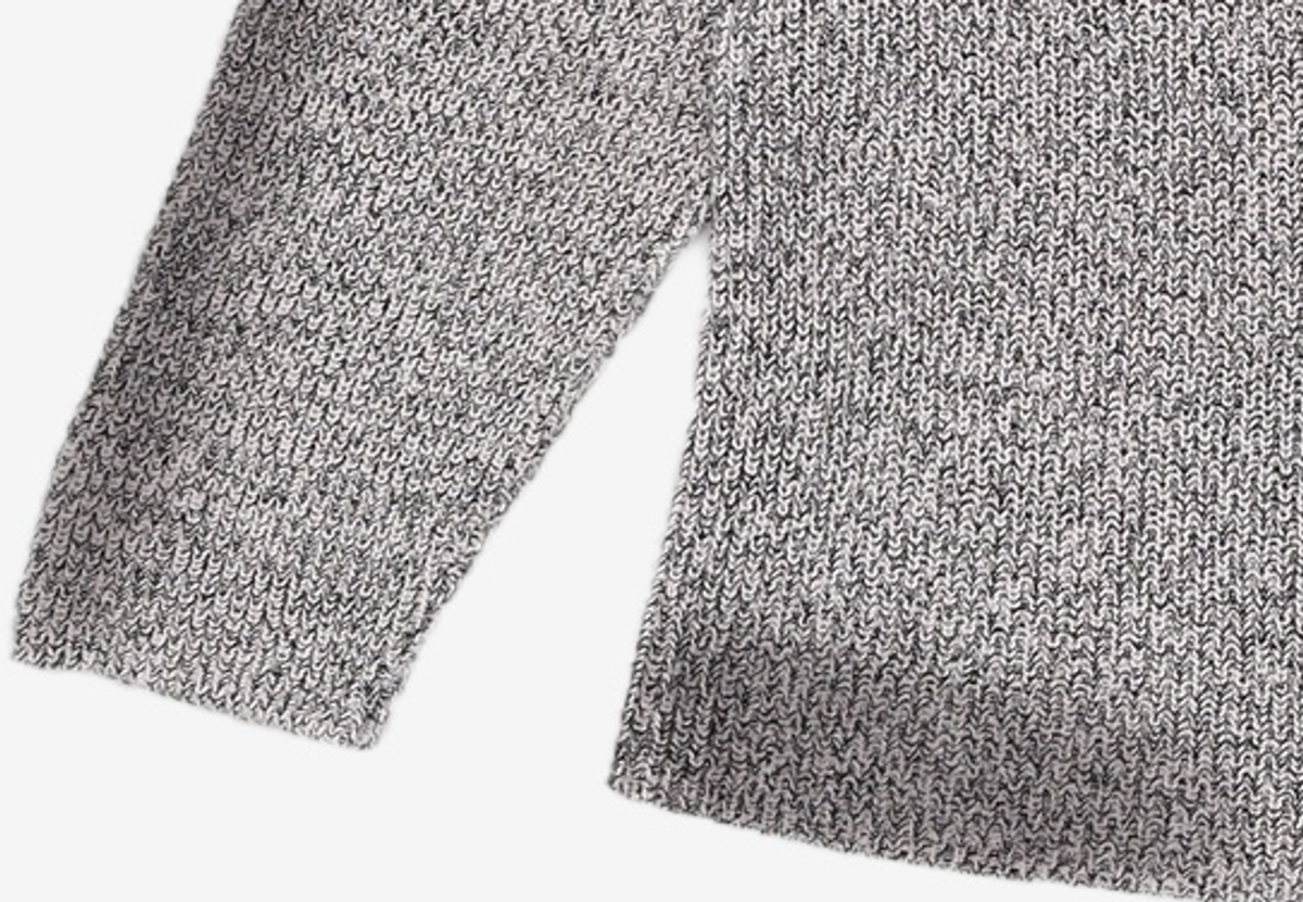 메종미네드(MAISON MINED) BLACK DYEING OVER KNIT M